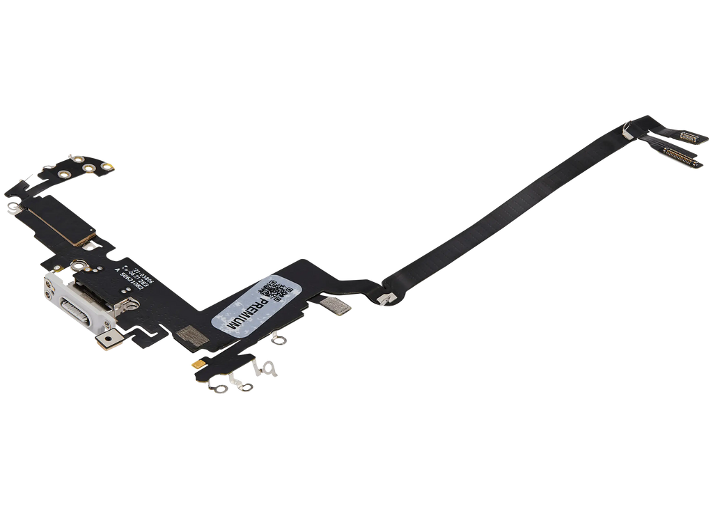 Charging Port Flex Cable for iPhone 17 Pro Max (Premium) (International Version) (Silver)