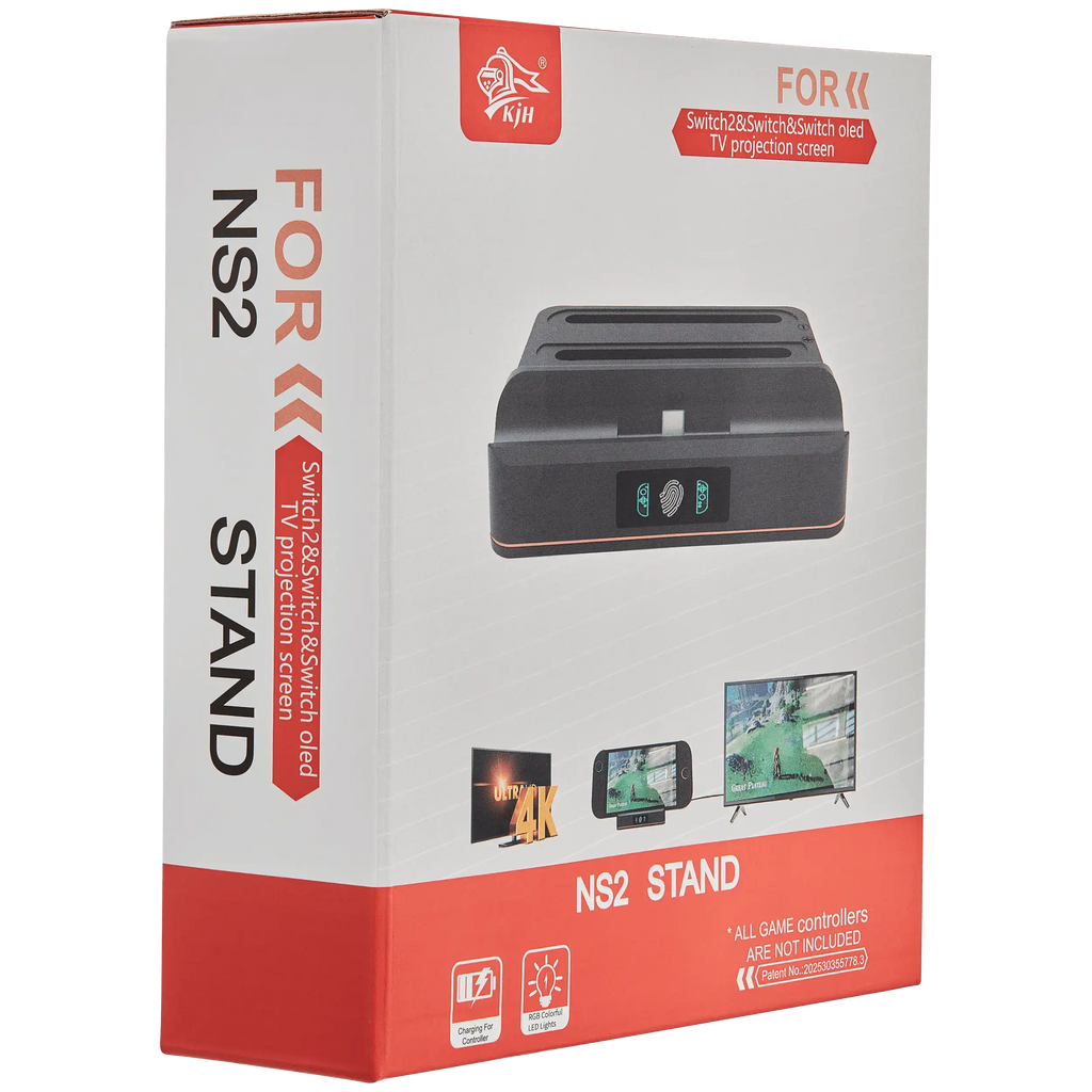 Charging Dock & TV Projection Screen for Nintendo Switch 2 / Switch / Switch OLED