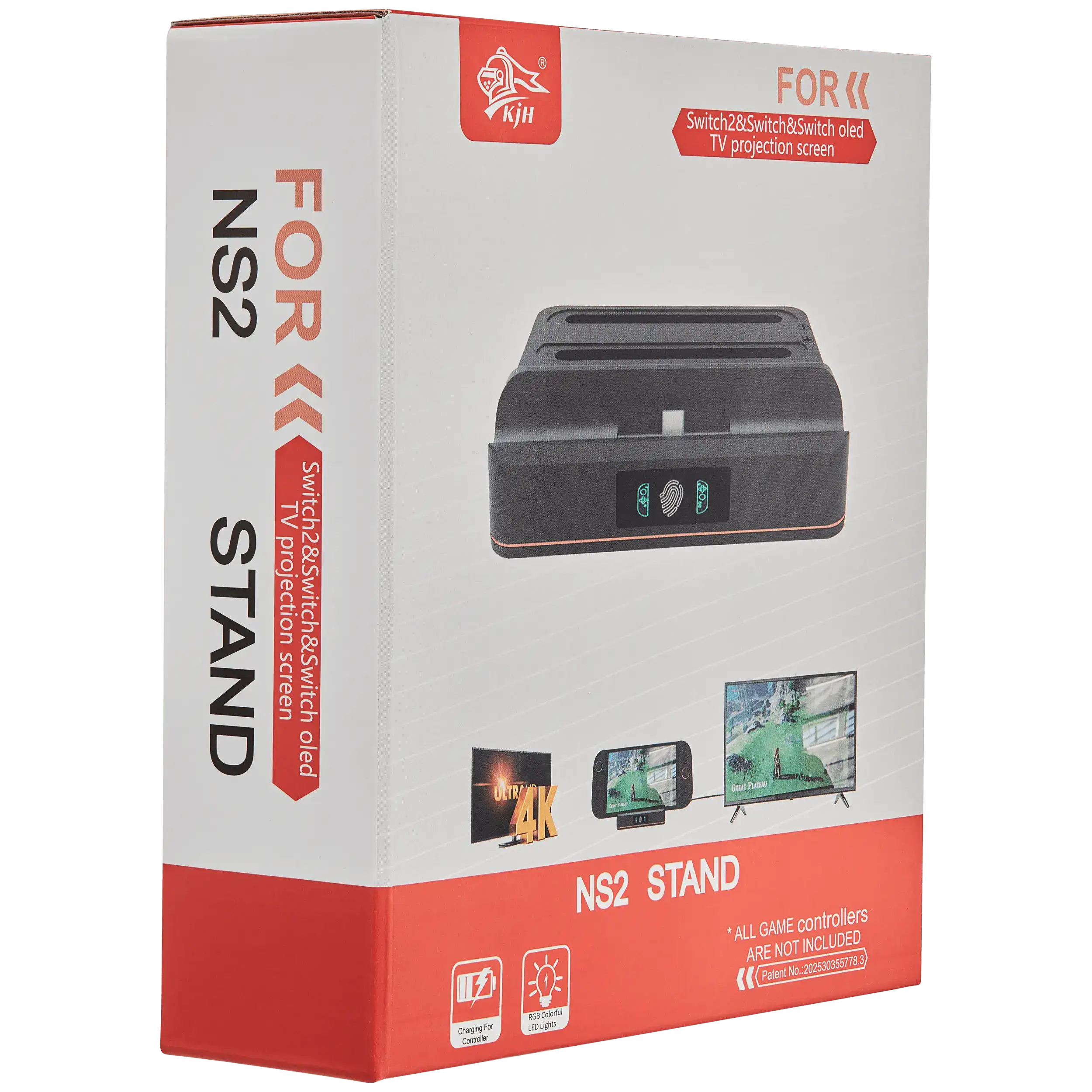 Charging Dock & TV Projection Screen for Nintendo Switch 2 / Switch / Switch OLED