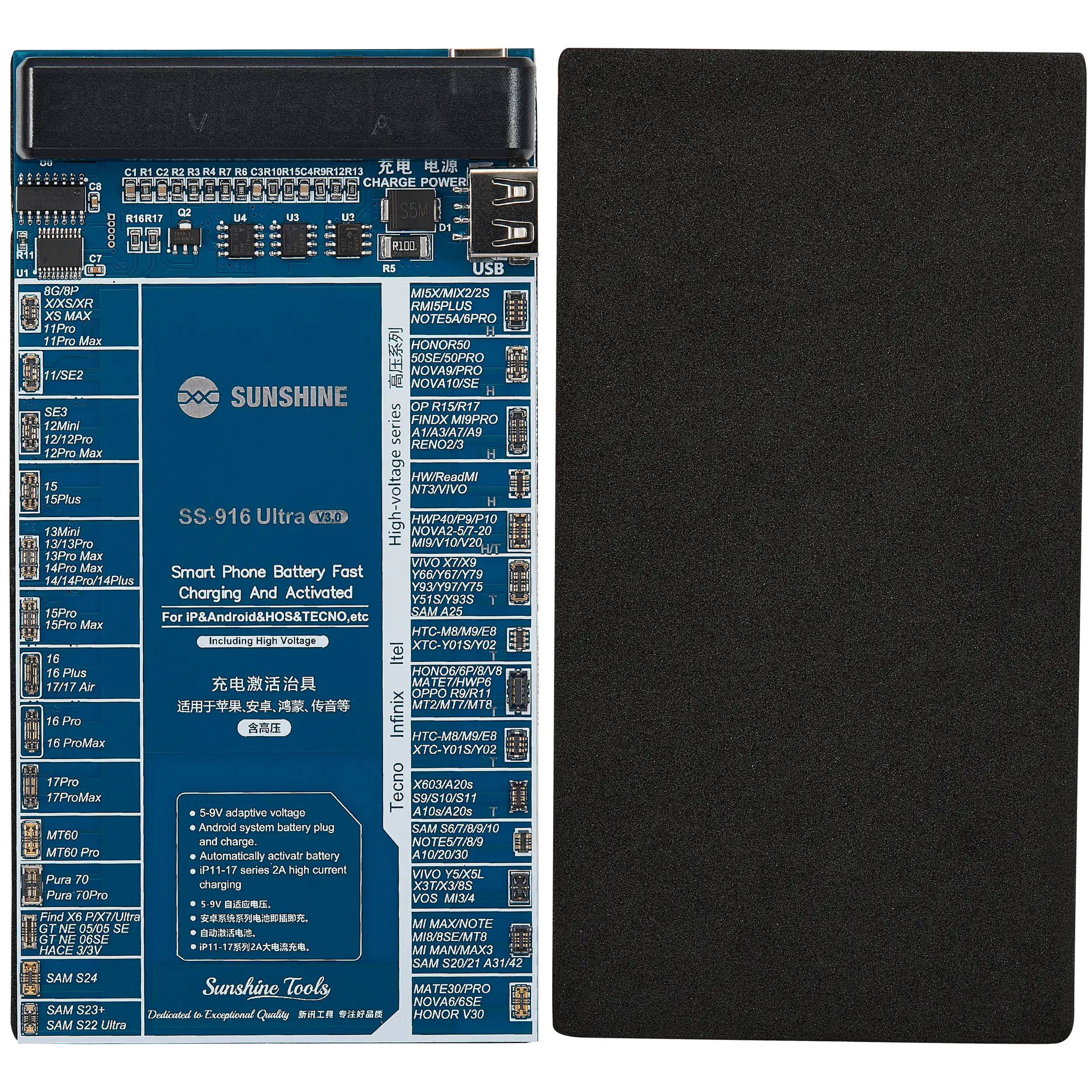 Sunshine SS-916 Ultra IP Ladeaktivierungsvorrichtung für iPhone X-17 & Android