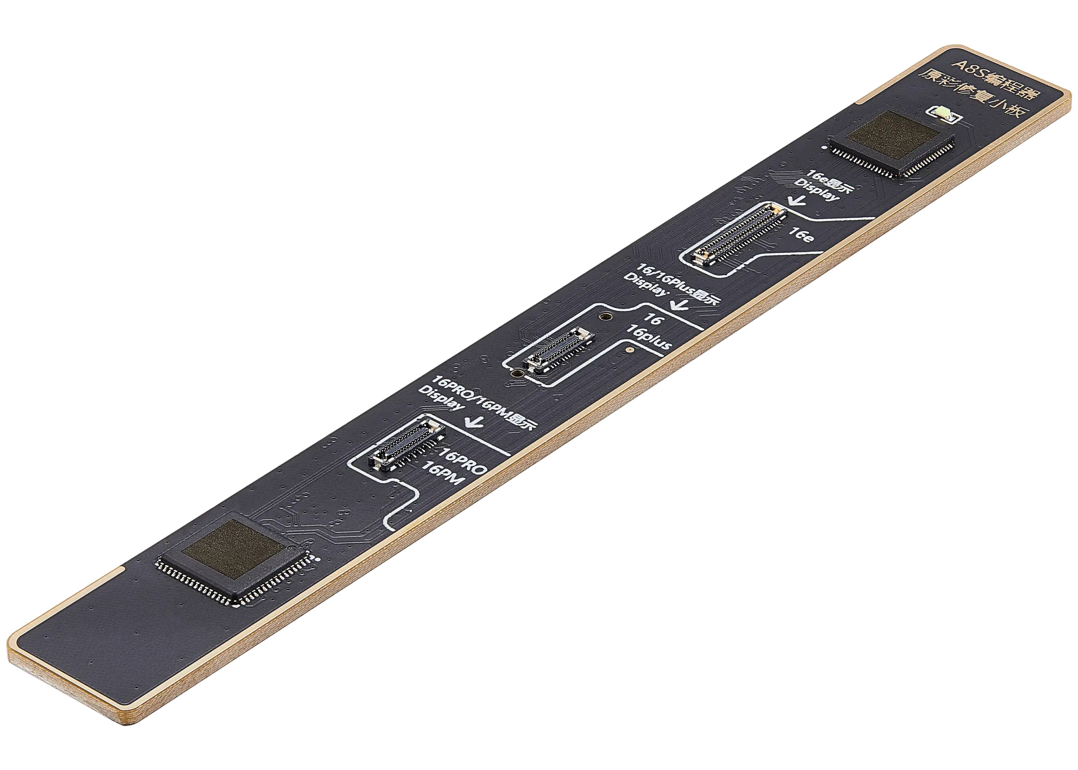 A8S/I6S True Tone Reparaturplatine iPhone 16 E/Plus/Pro/Pro Max (I2C)