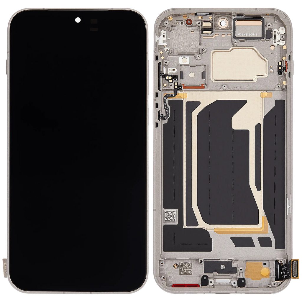 OLED-Display mit Rahmen für OnePlus 15 (Refurbished) (Sand Storm)