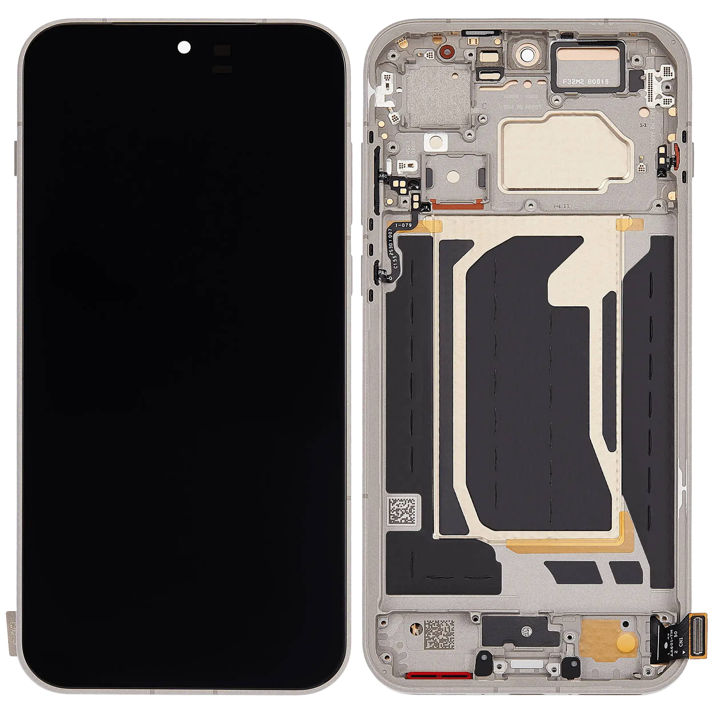 OLED-Display mit Rahmen für OnePlus 15 (Refurbished) (Sand Storm)
