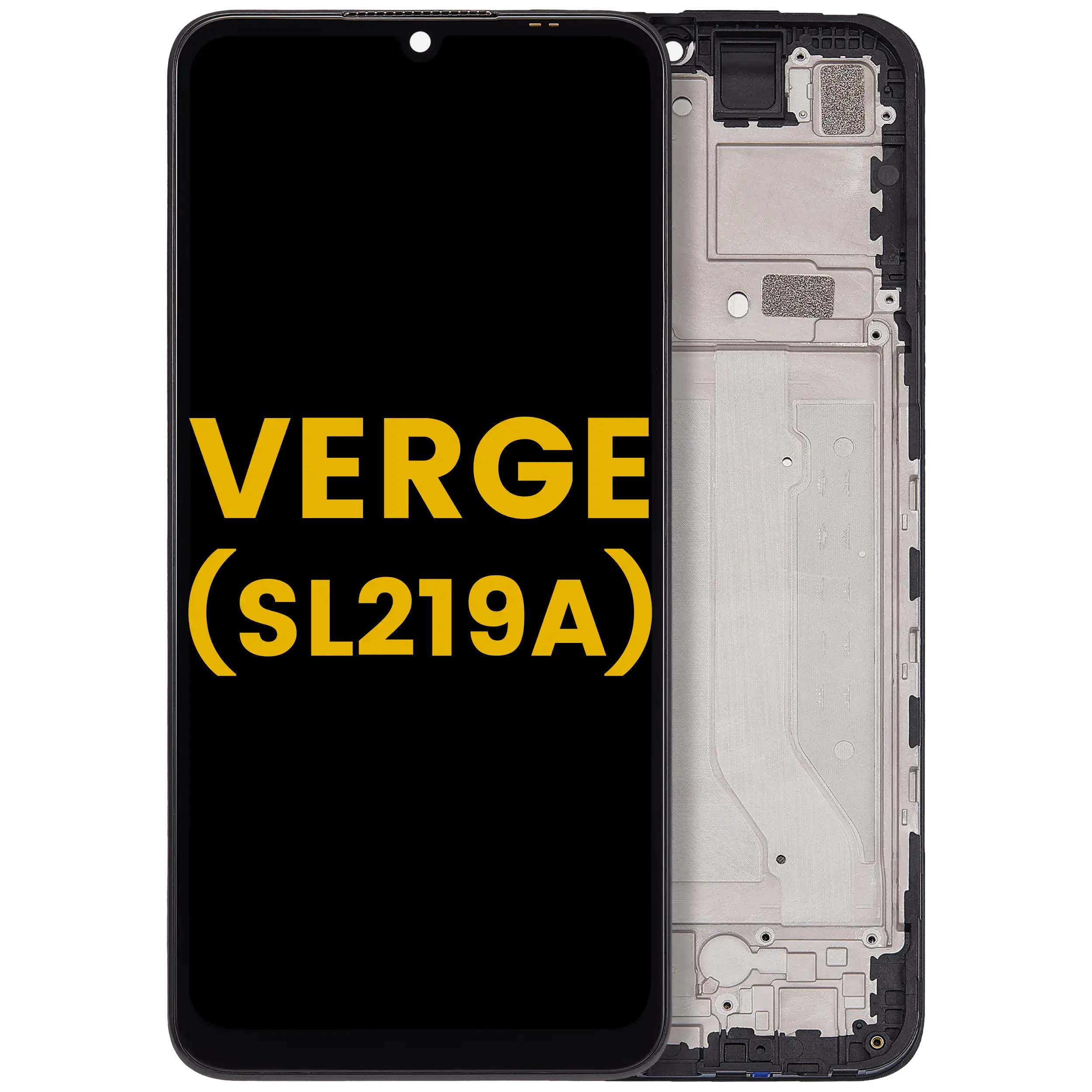 LCD-Display m. Rahmen f. Cricket Outlast 5G/AT&T Motivate Pro 5G (Refurbished)