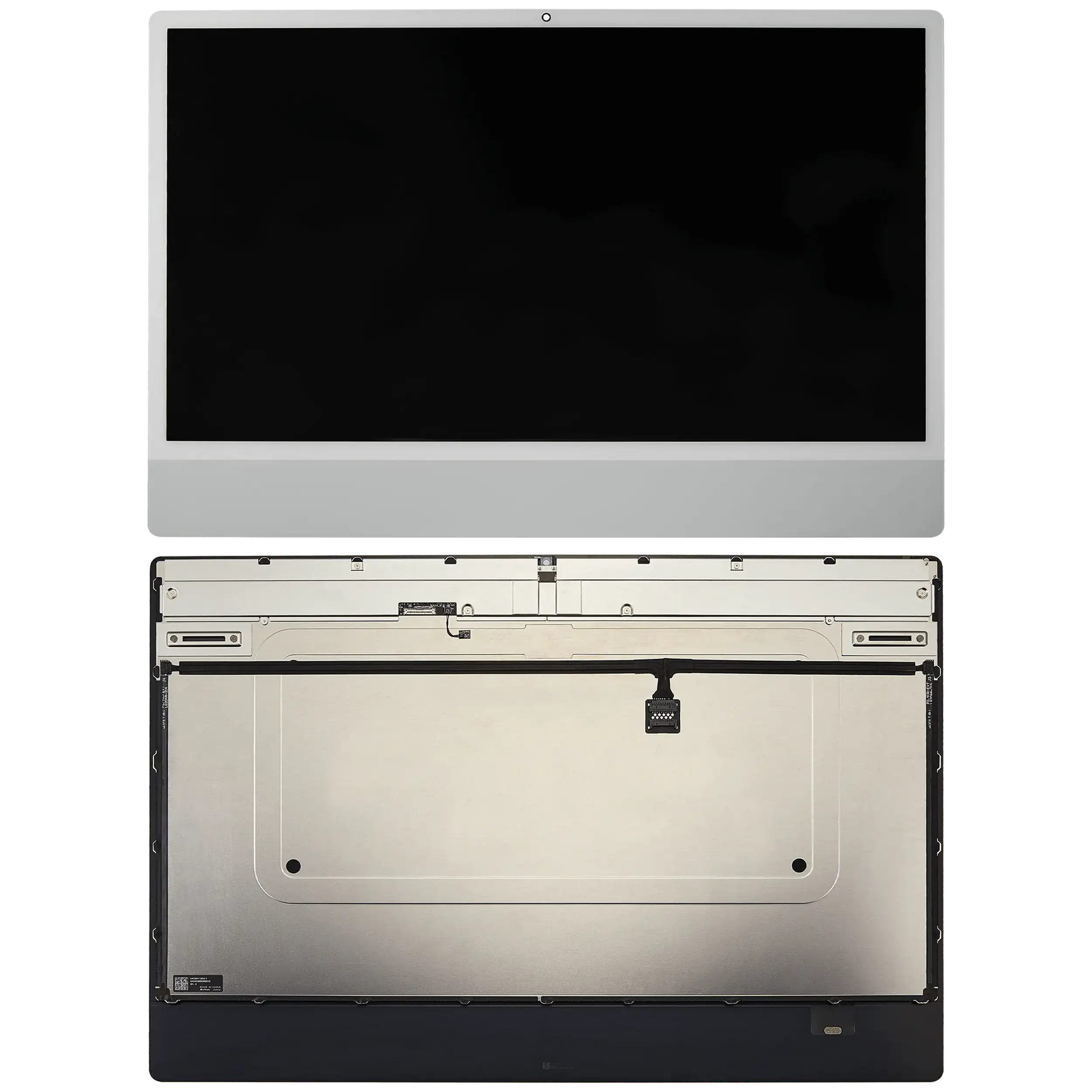 LCD Display for iMac 24" A2873 (2023) A3137 / A3247 (2024) (LG204A-215 LM235UH1 SDD3) (Used OEM Pull, Grade A) (Large Camera Opening) (Silver)