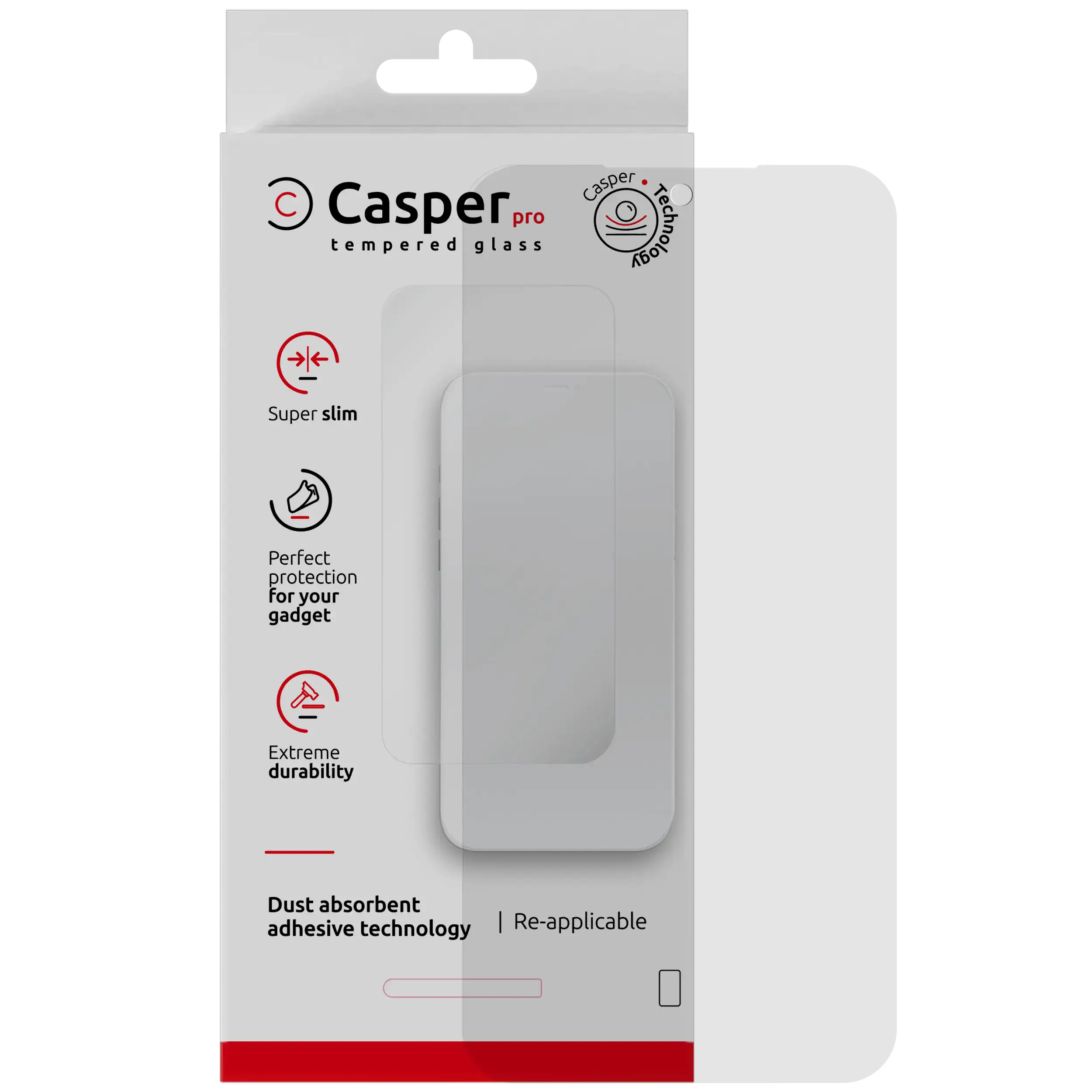 Casper Pro Temperglas für Samsung Galaxy S22 5G (Case Friendly) (Retail Pack)