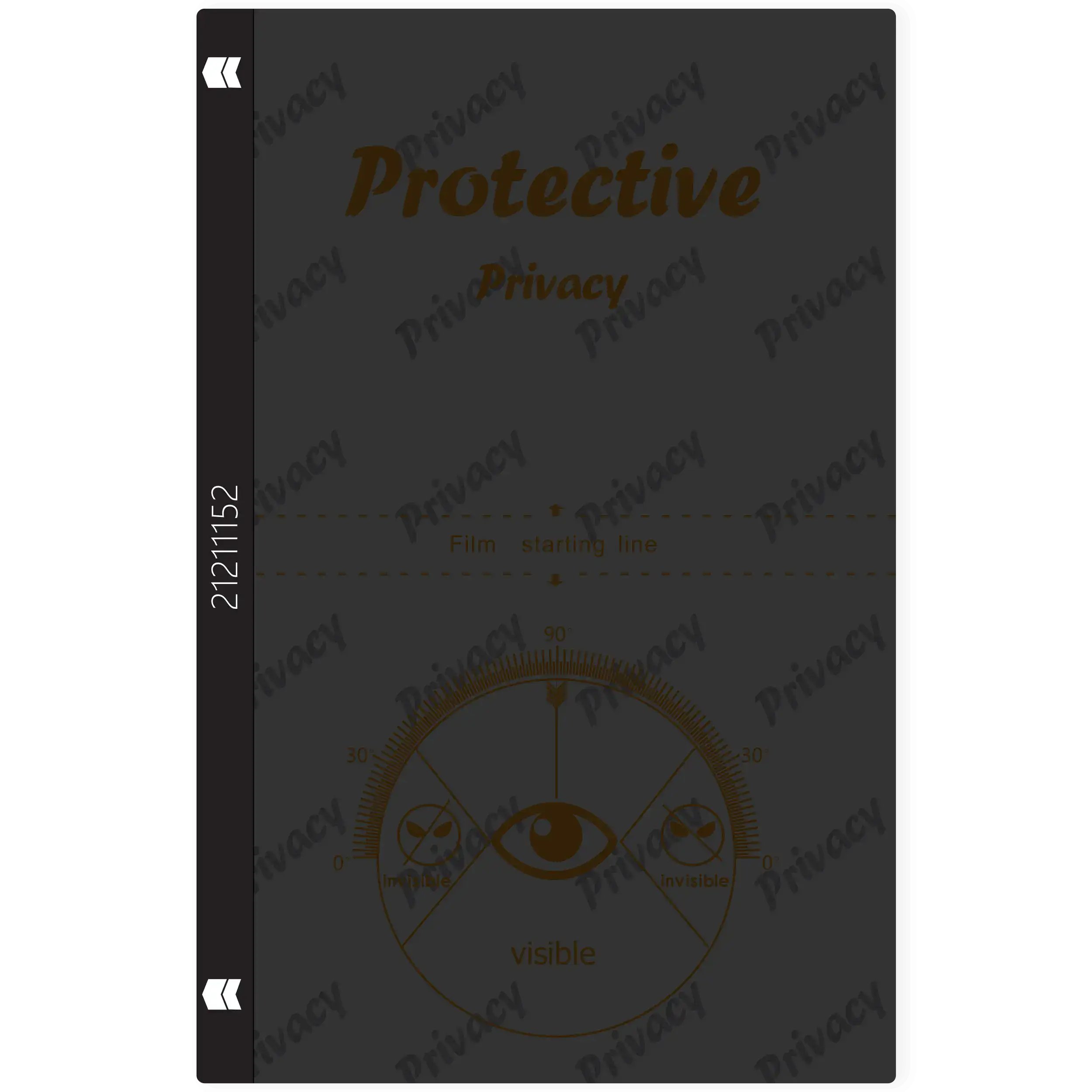 EPU Schutzfolie 120x180 mm (Privacy Matte Pro) (10er-Pack)