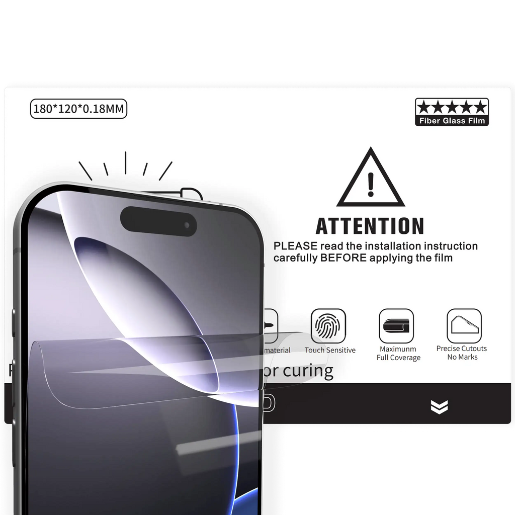 UV Protection Film 120×180 mm (UV Clear Pro) (10-pack)
