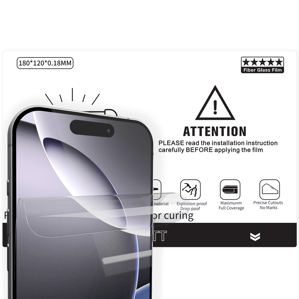 UV Matt Pro Schutzfolie 120×180 mm (10er-Pack)
