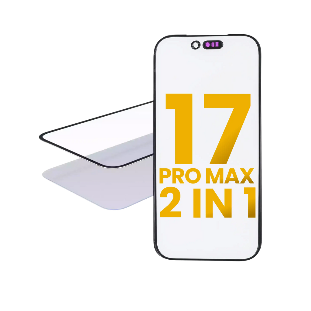 2x Frontglas mit OCA für iPhone 17 Pro Max - OCA Master