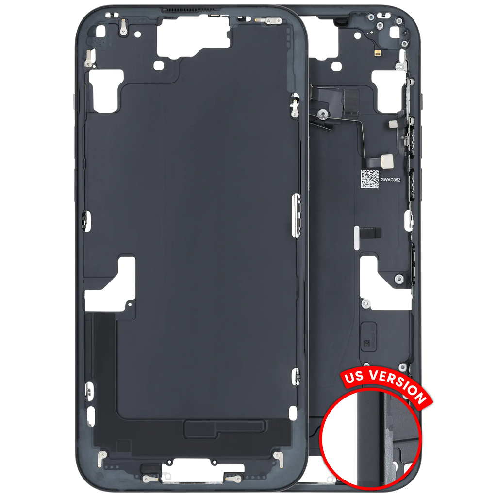 Original Apple-Ausbau B gebraucht – iPhone 15 Plus US Version Rahmen Schwarz