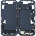 Midframe/Rahmen m. Ladeb. Flex & Kleinteile f. iPhone 14 Midnight OEM Pull C