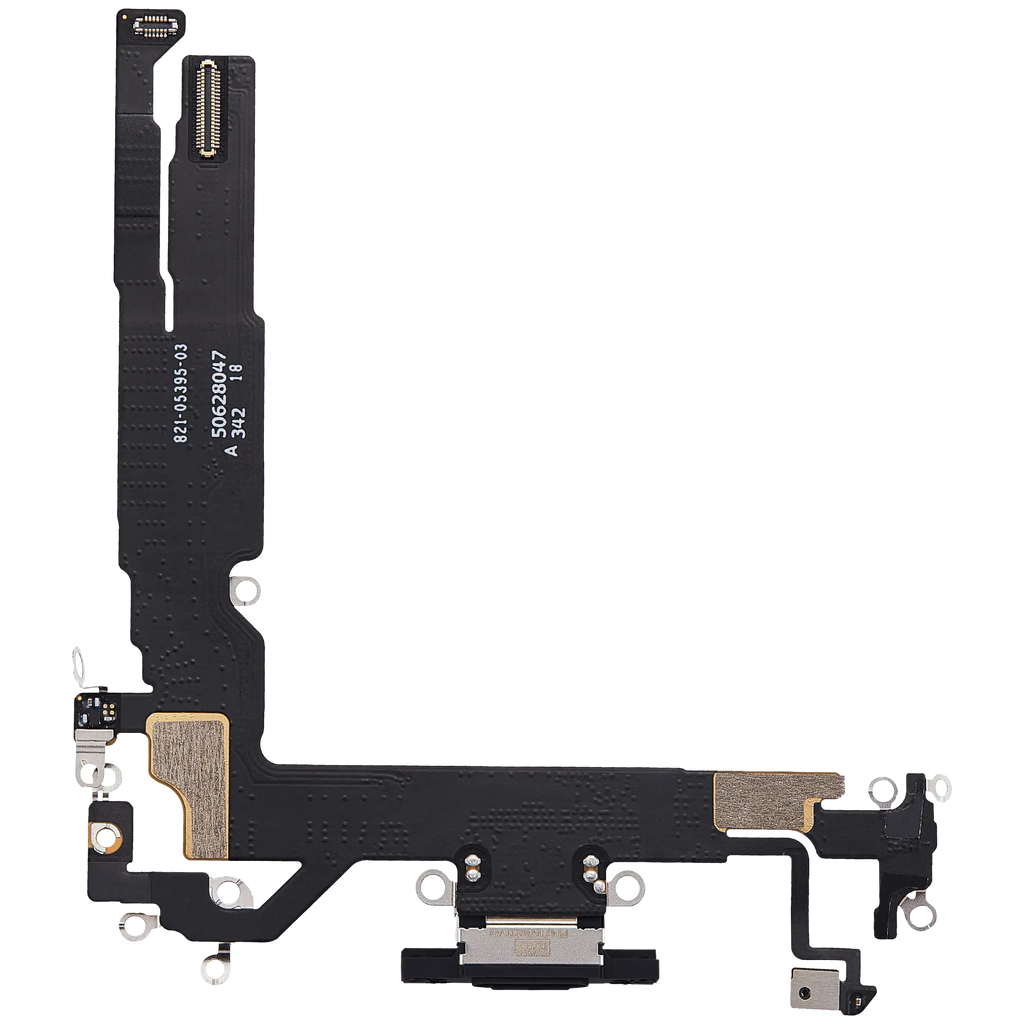 Charging Port Flex Cable for iPhone 17 (Premium) (Black)