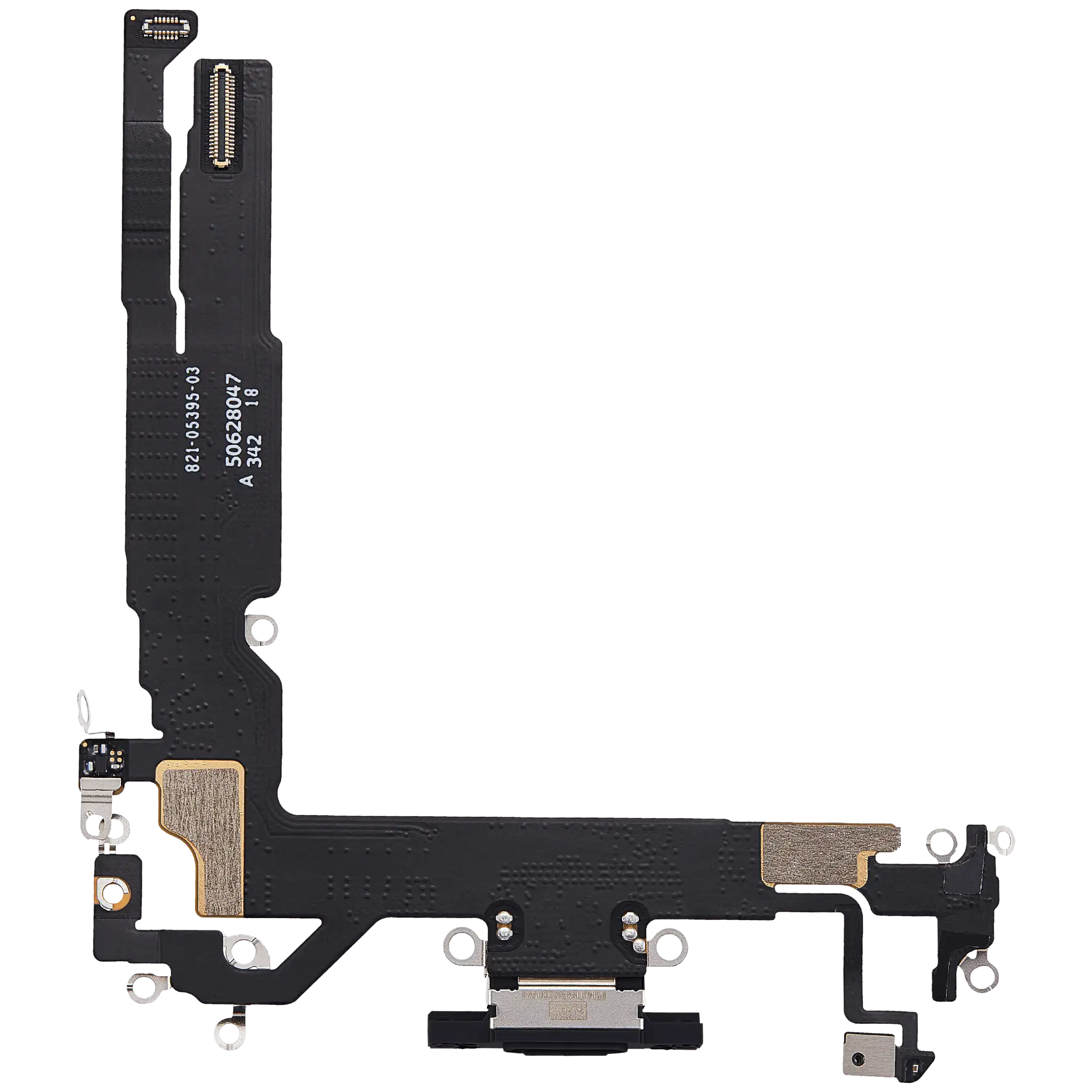 Charging Port Flex Cable for iPhone 17 (Premium) (Black)