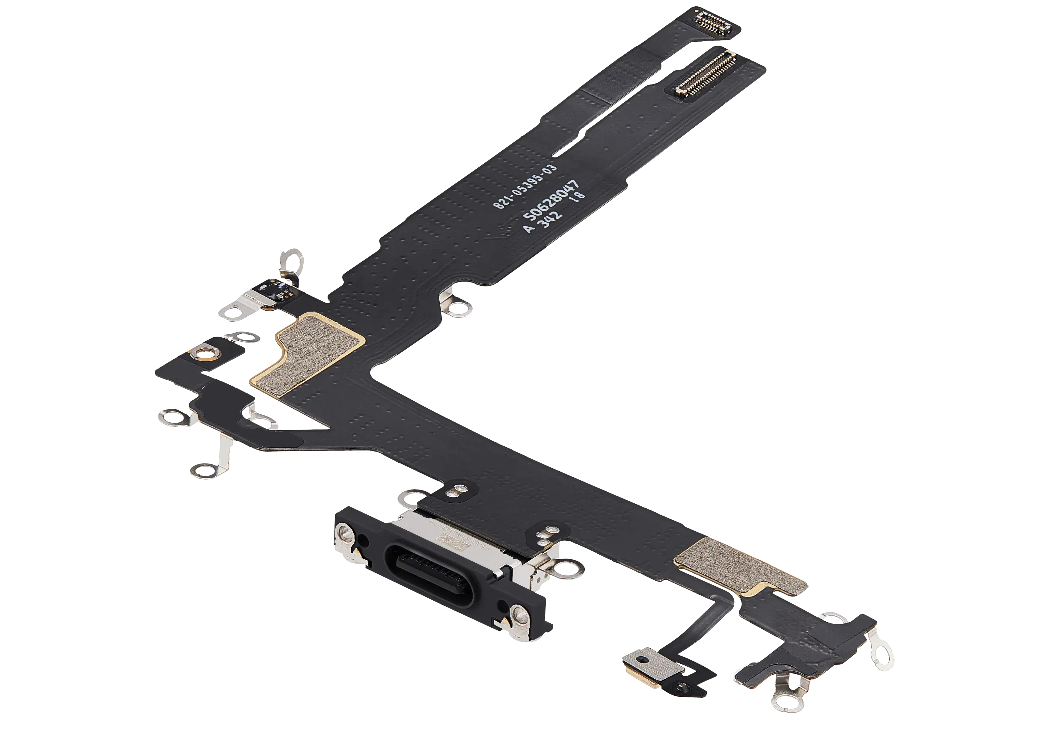Charging Port Flex Cable for iPhone 17 (Premium) (Black)