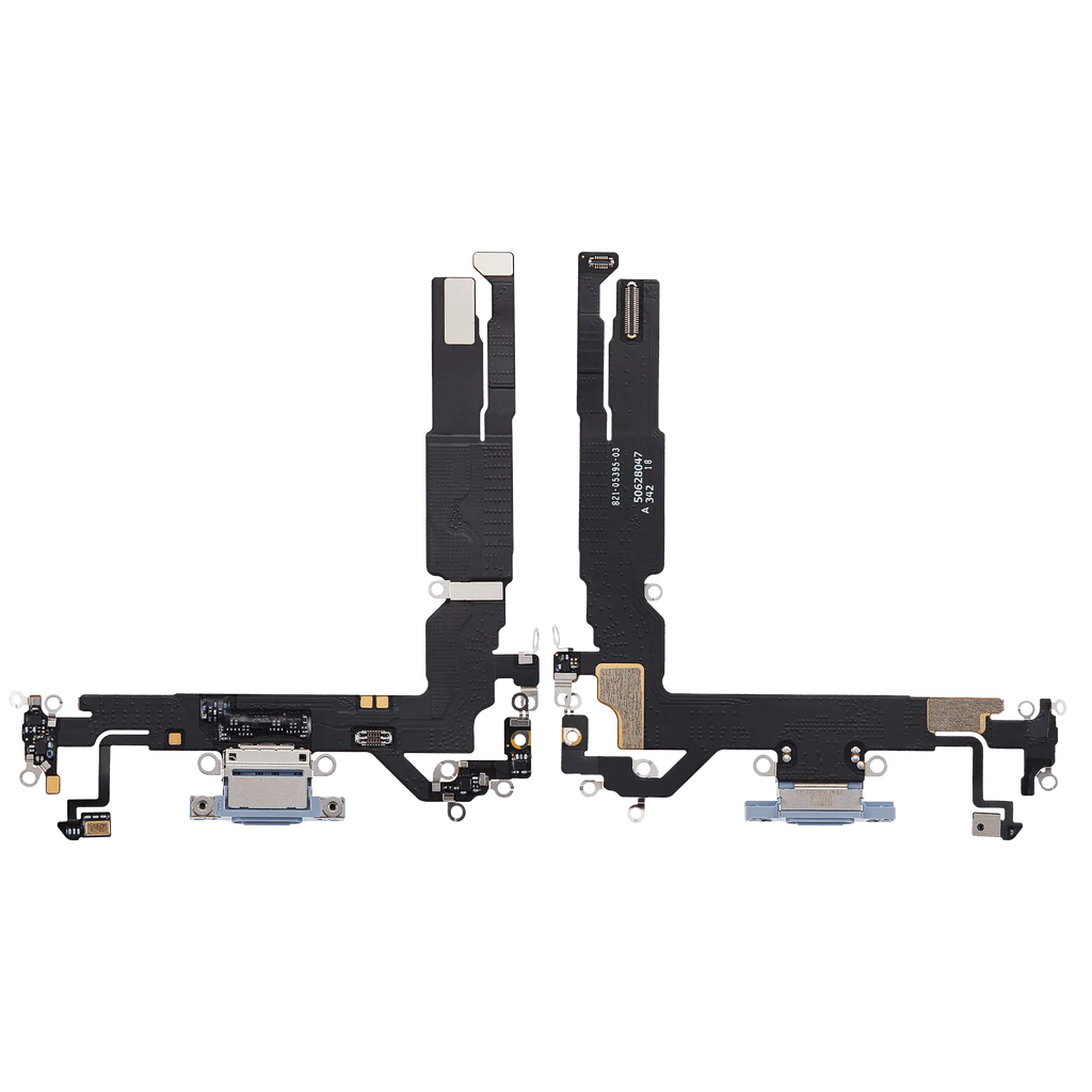 Charging Port Flex Cable for iPhone 17 (Premium) (Mist Blue)
