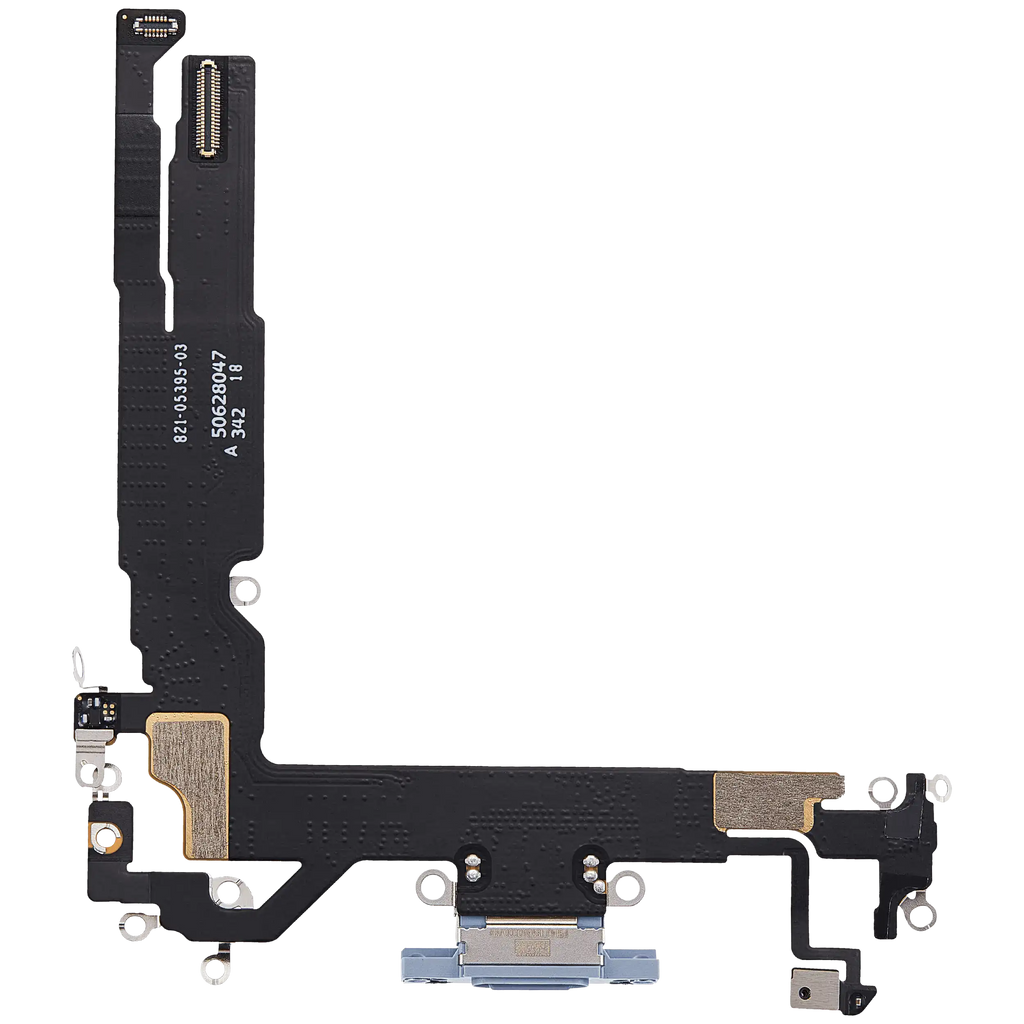 Charging Port Flex Cable for iPhone 17 (Premium) (Mist Blue)