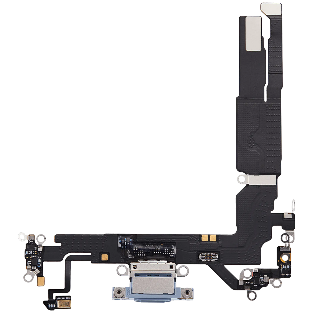 Charging Port Flex Cable for iPhone 17 (Premium) (Mist Blue)