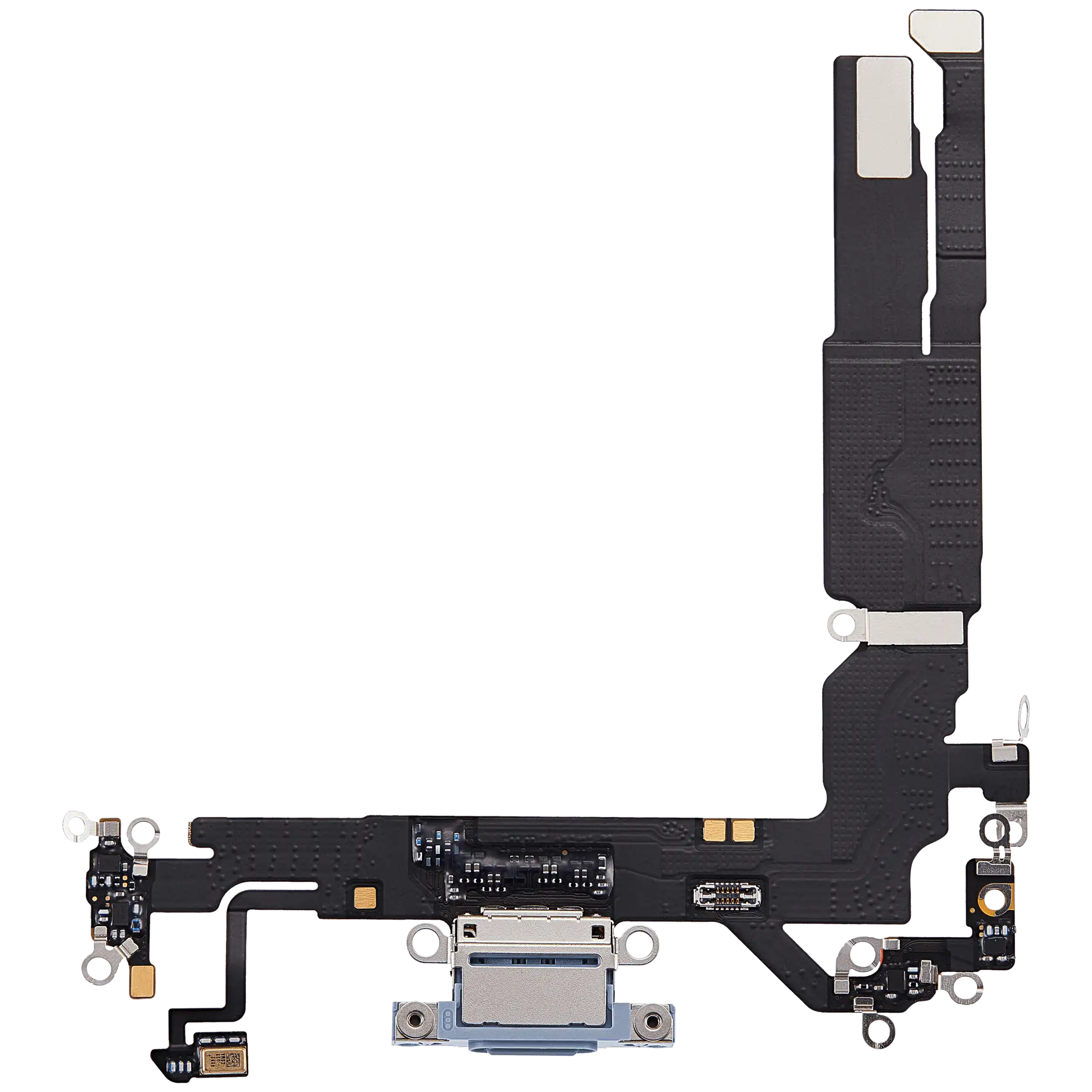 Charging Port Flex Cable for iPhone 17 (Premium) (Mist Blue)