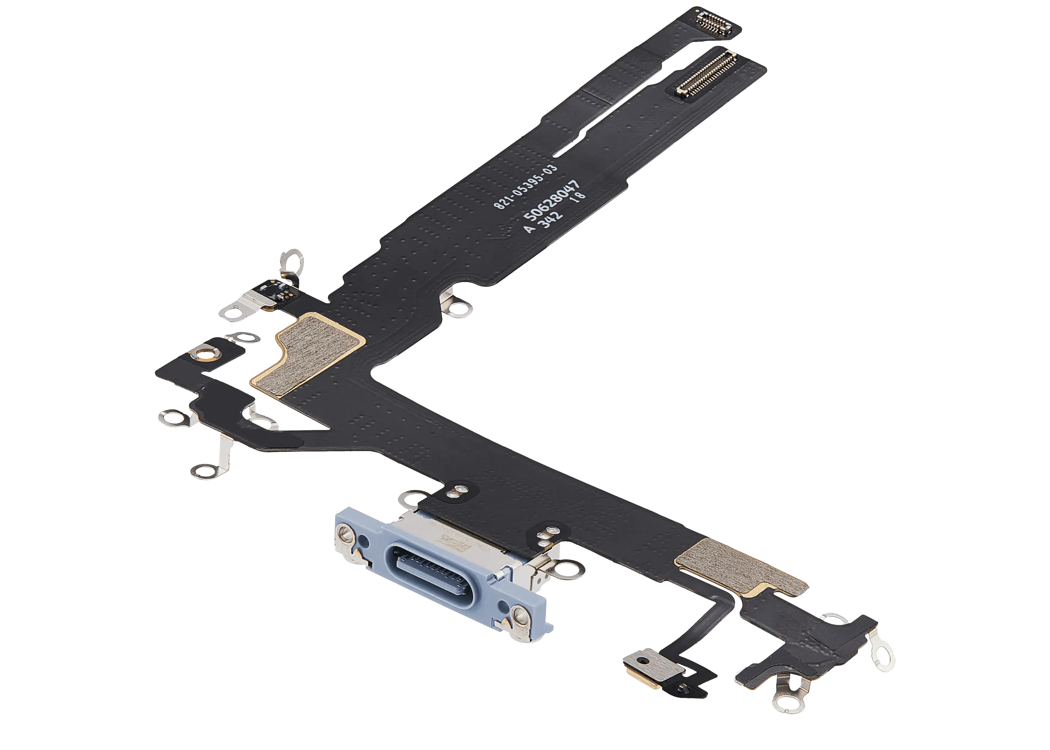 Charging Port Flex Cable for iPhone 17 (Premium) (Mist Blue)
