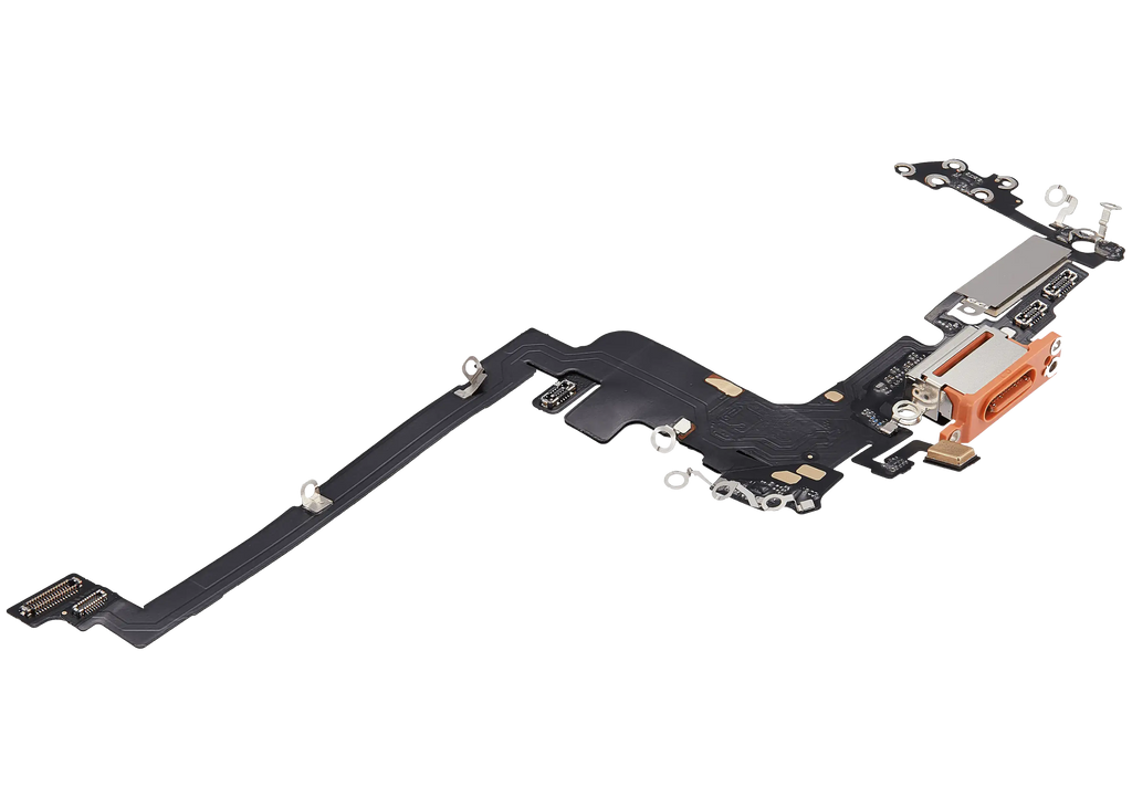 Ladebuchse Flexkabel für iPhone 17 Pro, Aftermarket Plus, Cosmic Orange