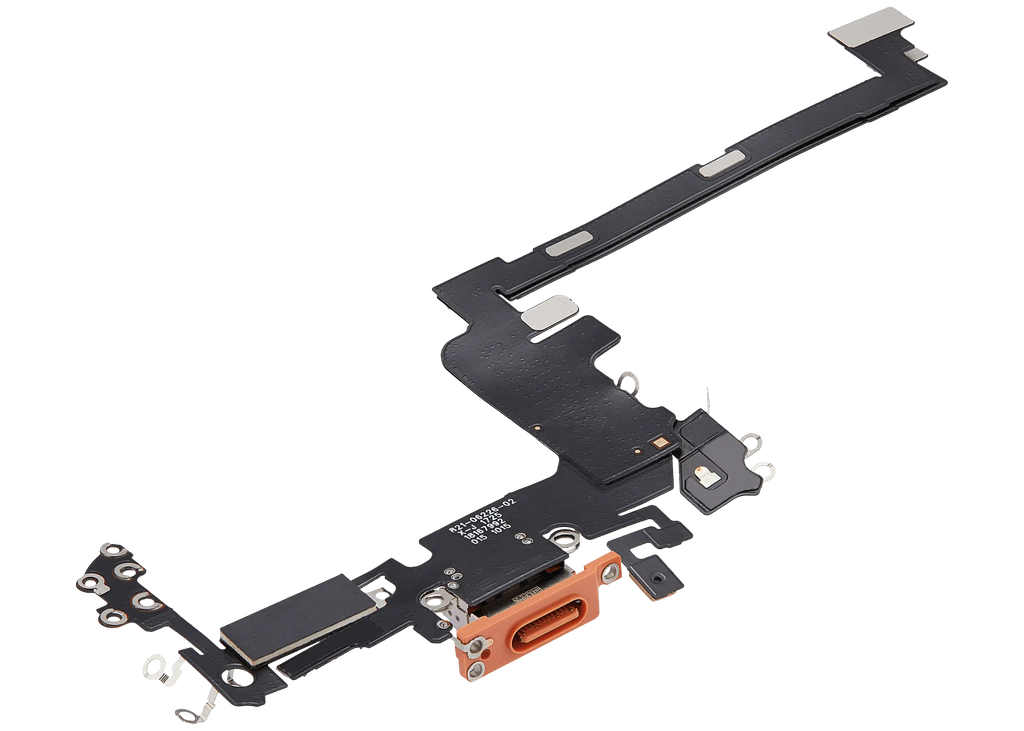 Ladebuchse Flexkabel für iPhone 17 Pro, Aftermarket Plus, Cosmic Orange