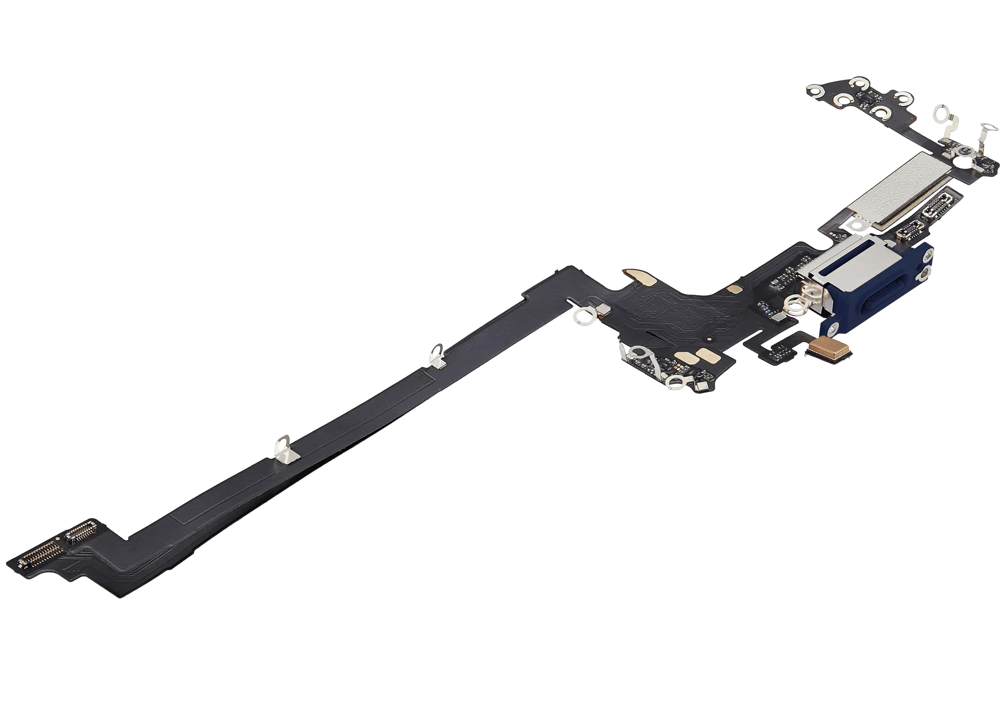 Charging Port Flex Cable for iPhone 17 Pro (Aftermarket Plus) (US Version) (Deep Blue)