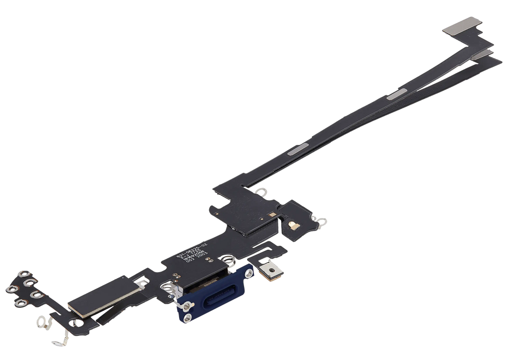 Charging Port Flex Cable for iPhone 17 Pro (Aftermarket Plus) (US Version) (Deep Blue)