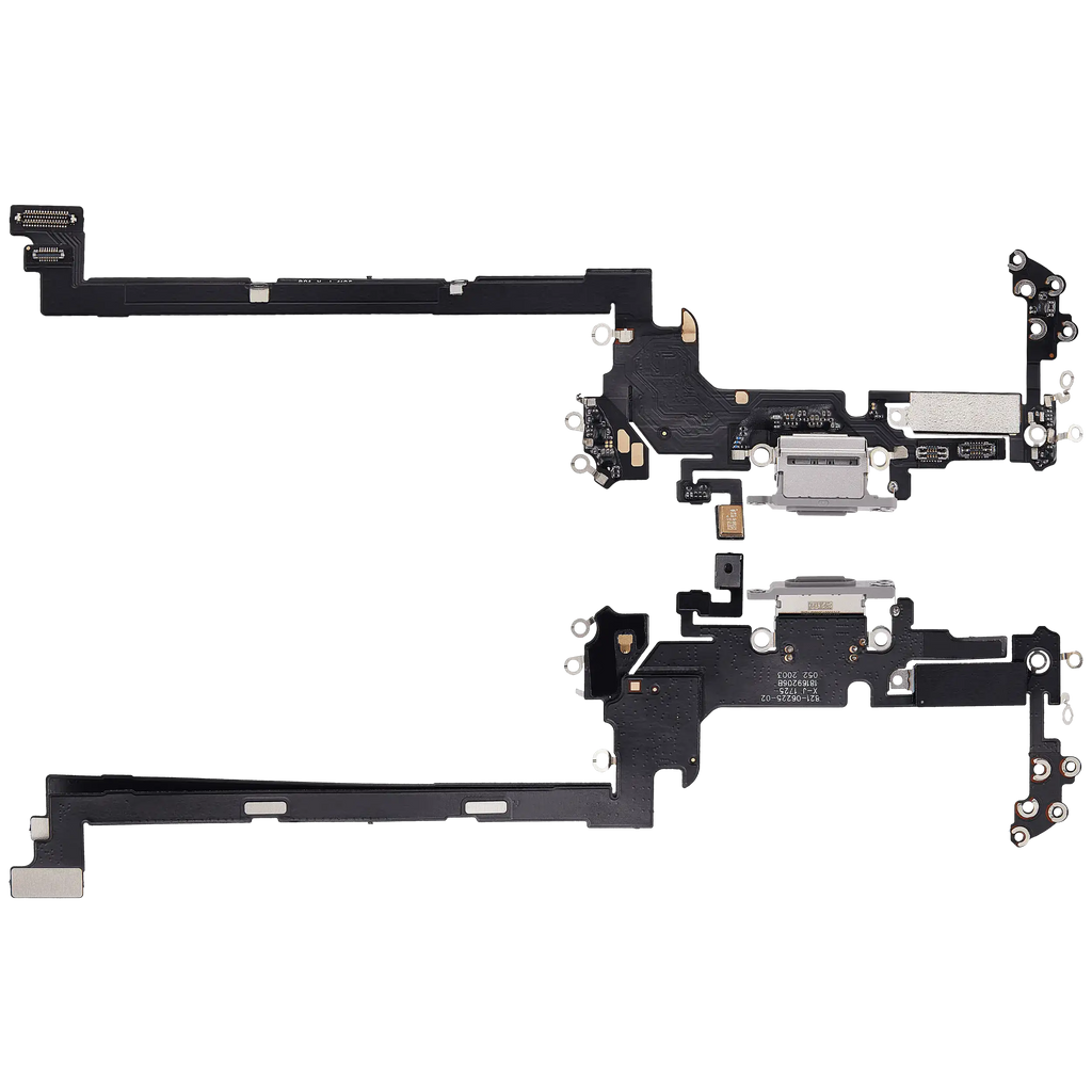 Charging Port Flex Cable for iPhone 17 Pro (Aftermarket Plus) (US Version) (Silver)