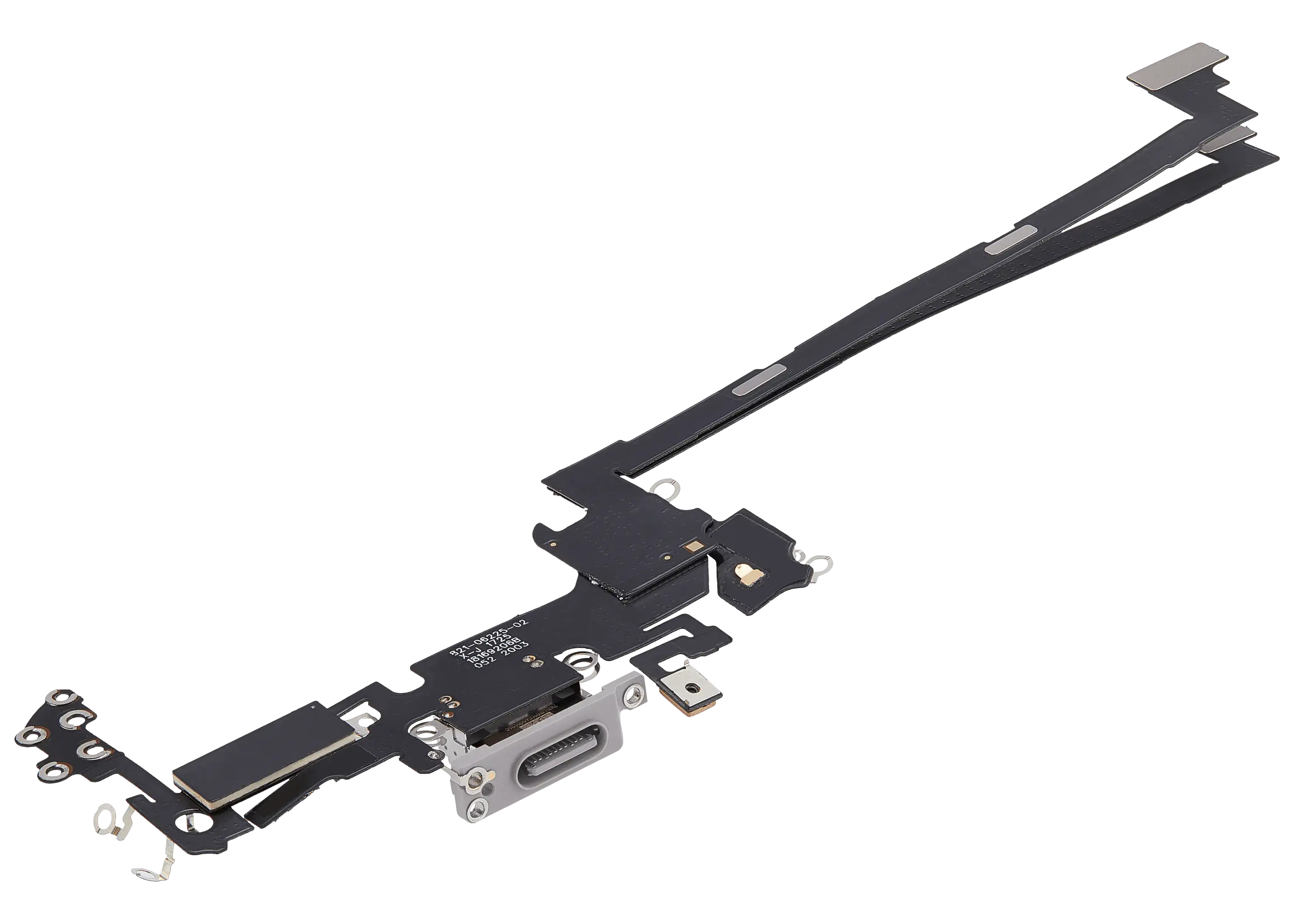 Charging Port Flex Cable for iPhone 17 Pro (Aftermarket Plus) (US Version) (Silver)