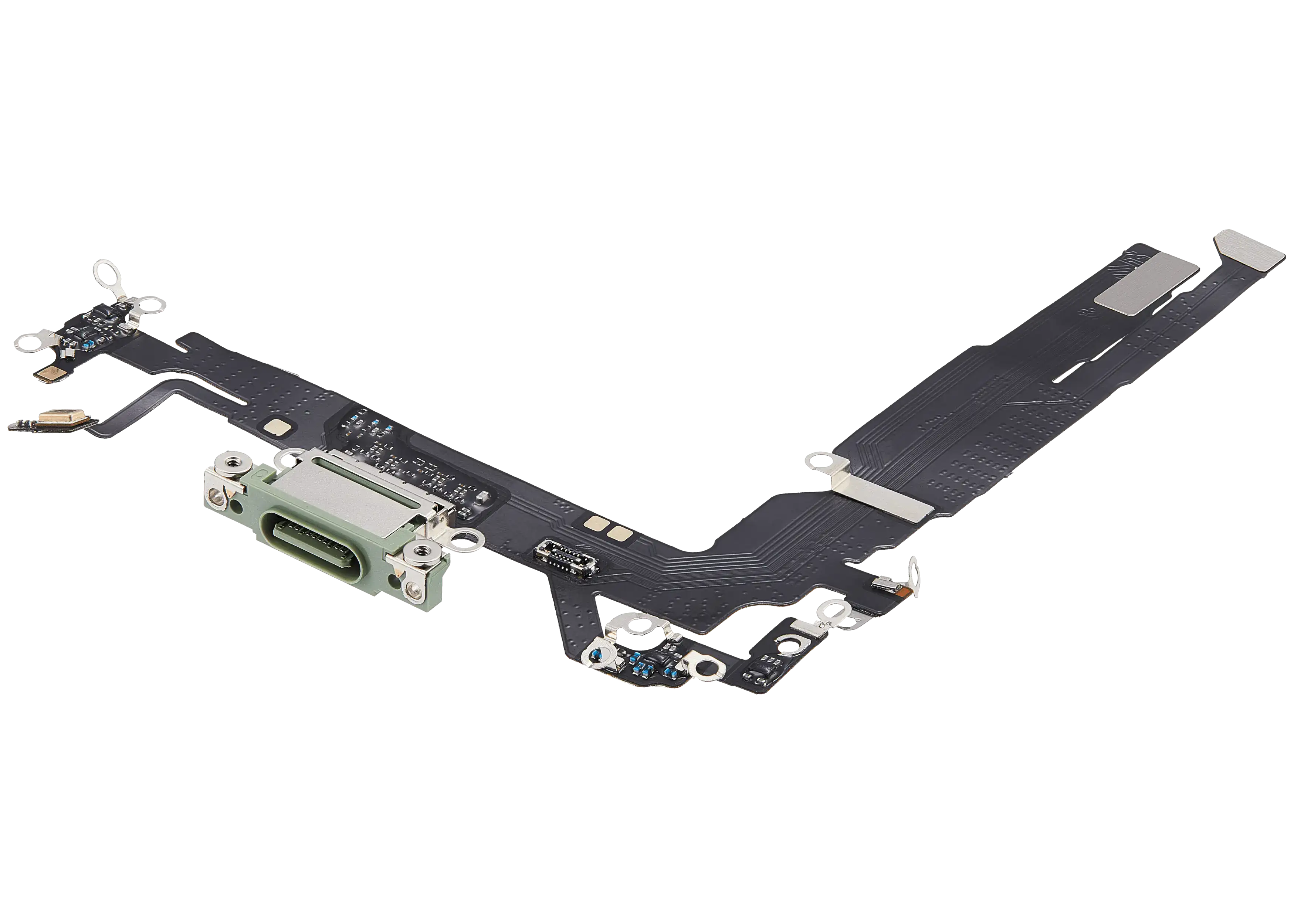 Ladebuchse-Flexkabel für iPhone 17 (Aftermarket Plus) (Sage)