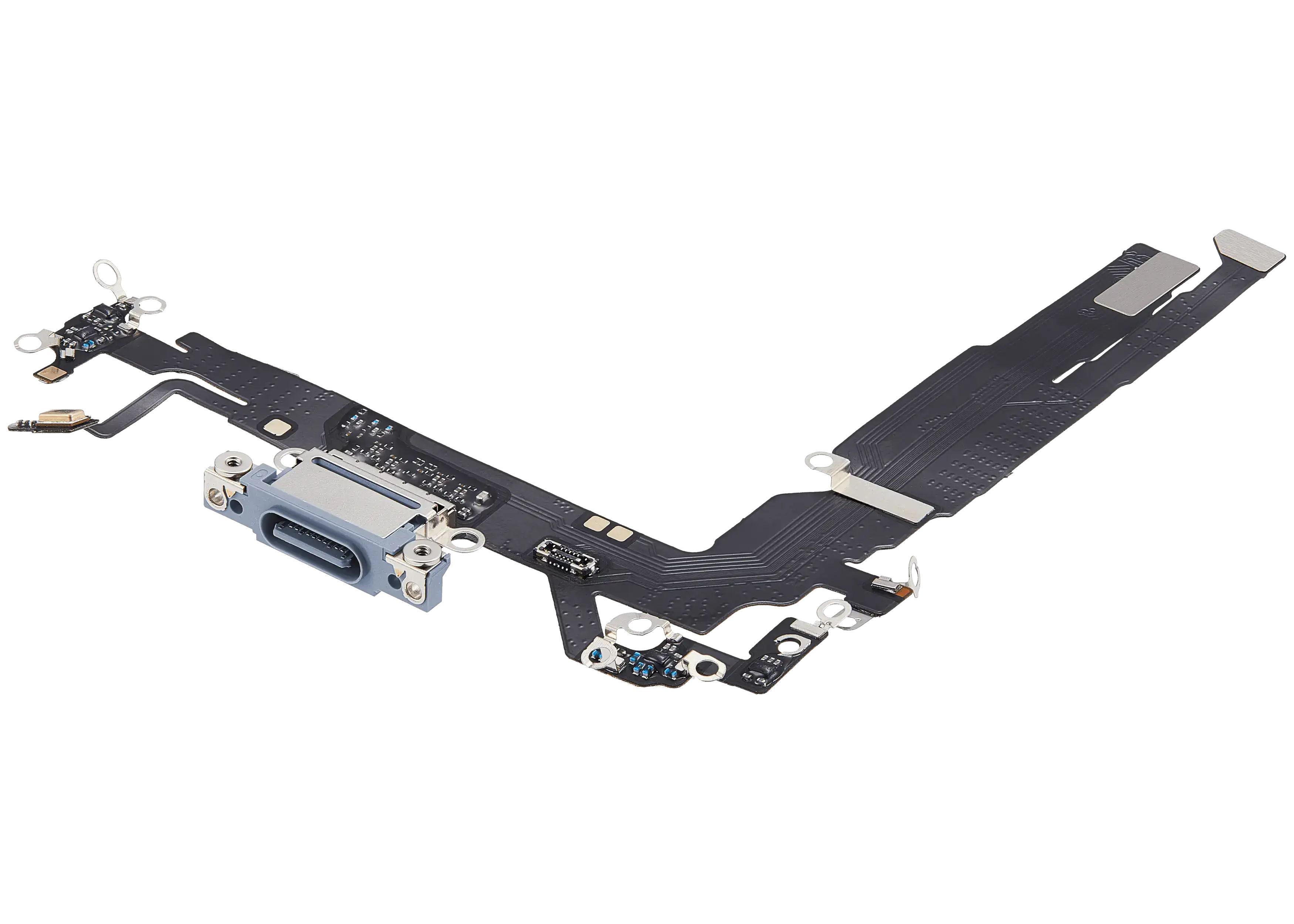 Ladebuchse-Flexkabel für iPhone 17 (Aftermarket Plus) (Mist Blue)
