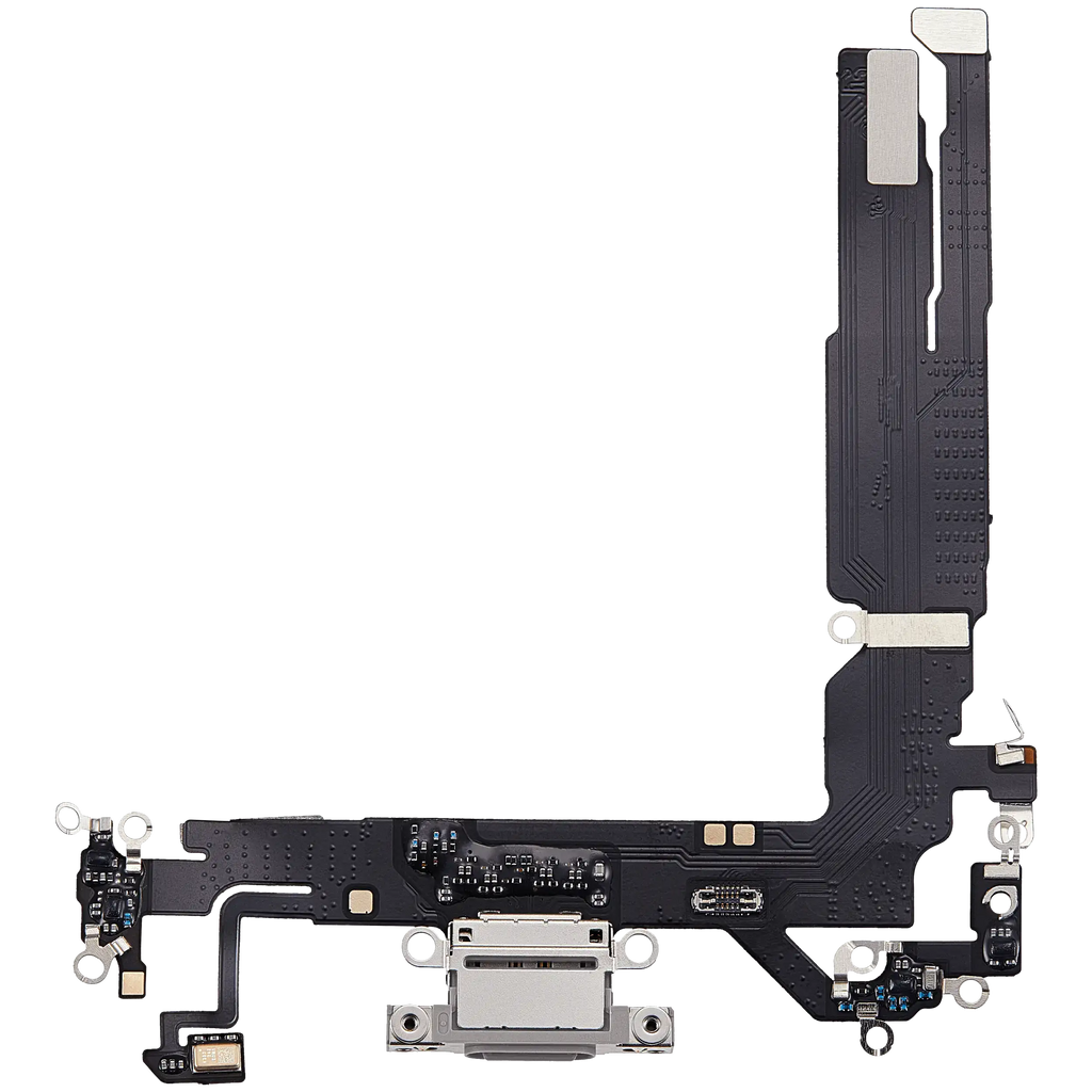 Ladebuchse-Flexkabel für iPhone 17 (Aftermarket Plus) (Weiß)