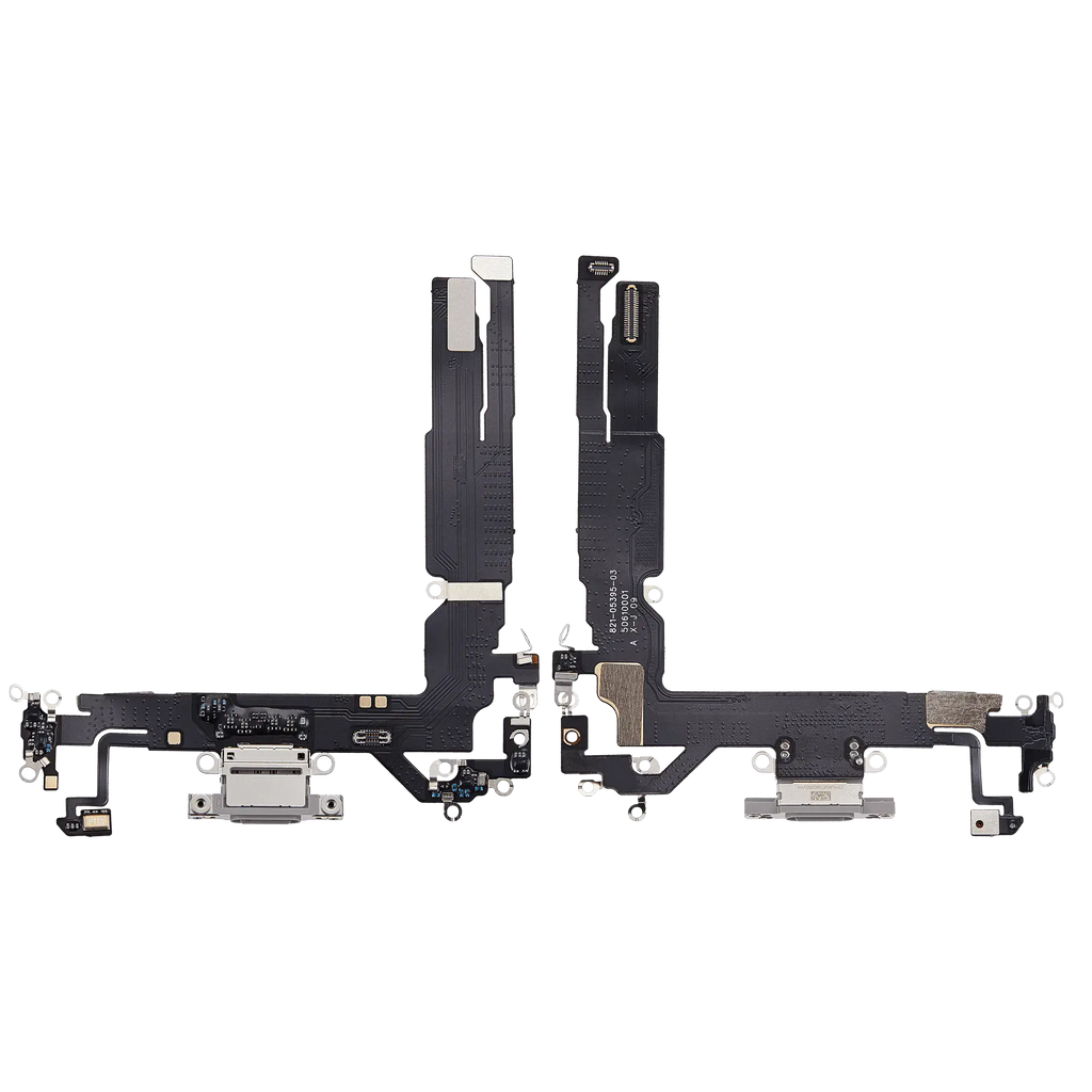 Ladebuchse-Flexkabel für iPhone 17 (Aftermarket Plus) (Weiß)
