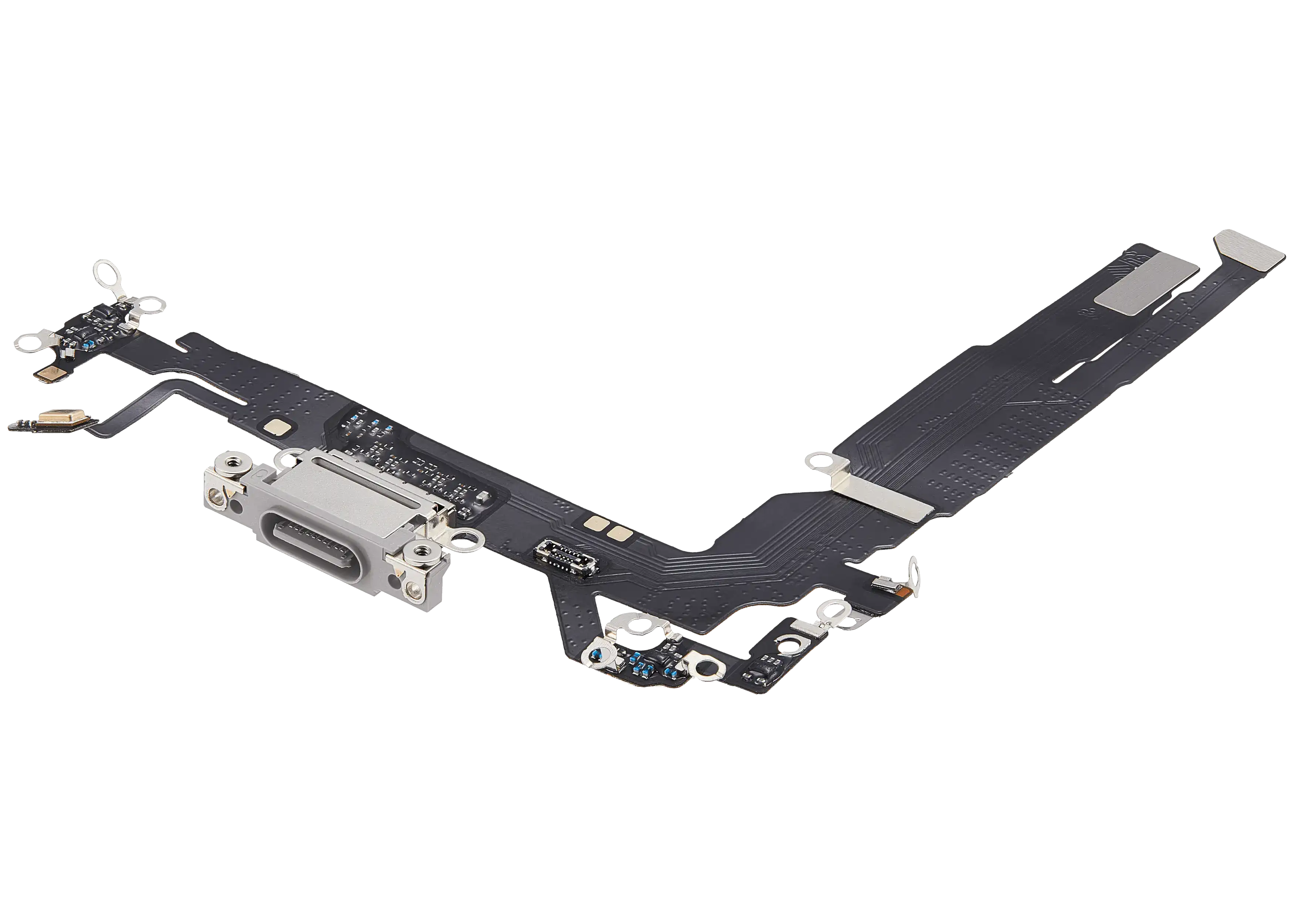 Ladebuchse-Flexkabel für iPhone 17 (Aftermarket Plus) (Weiß)