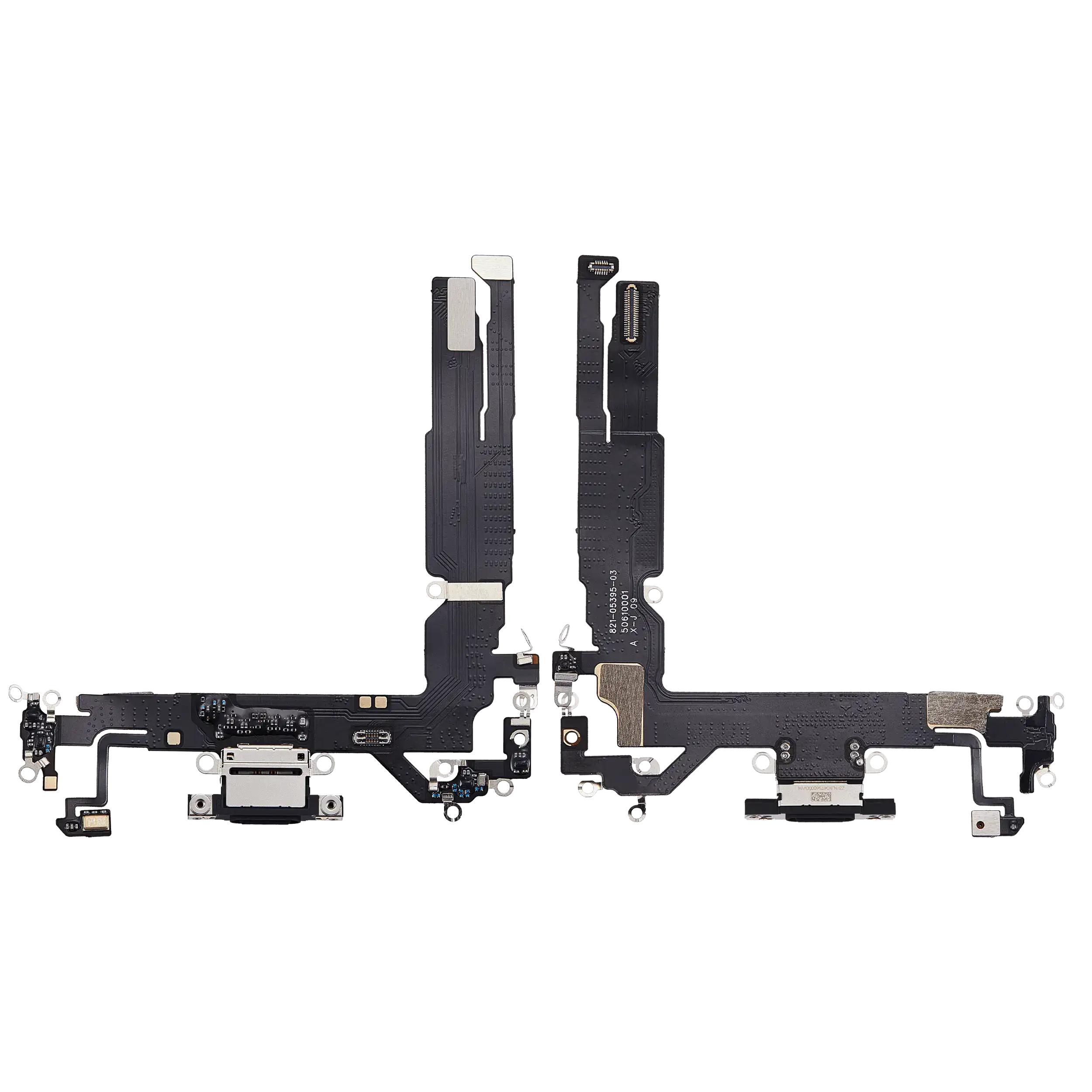 Ladebuchse-Flexkabel für iPhone 17 (Aftermarket Plus) (Schwarz)