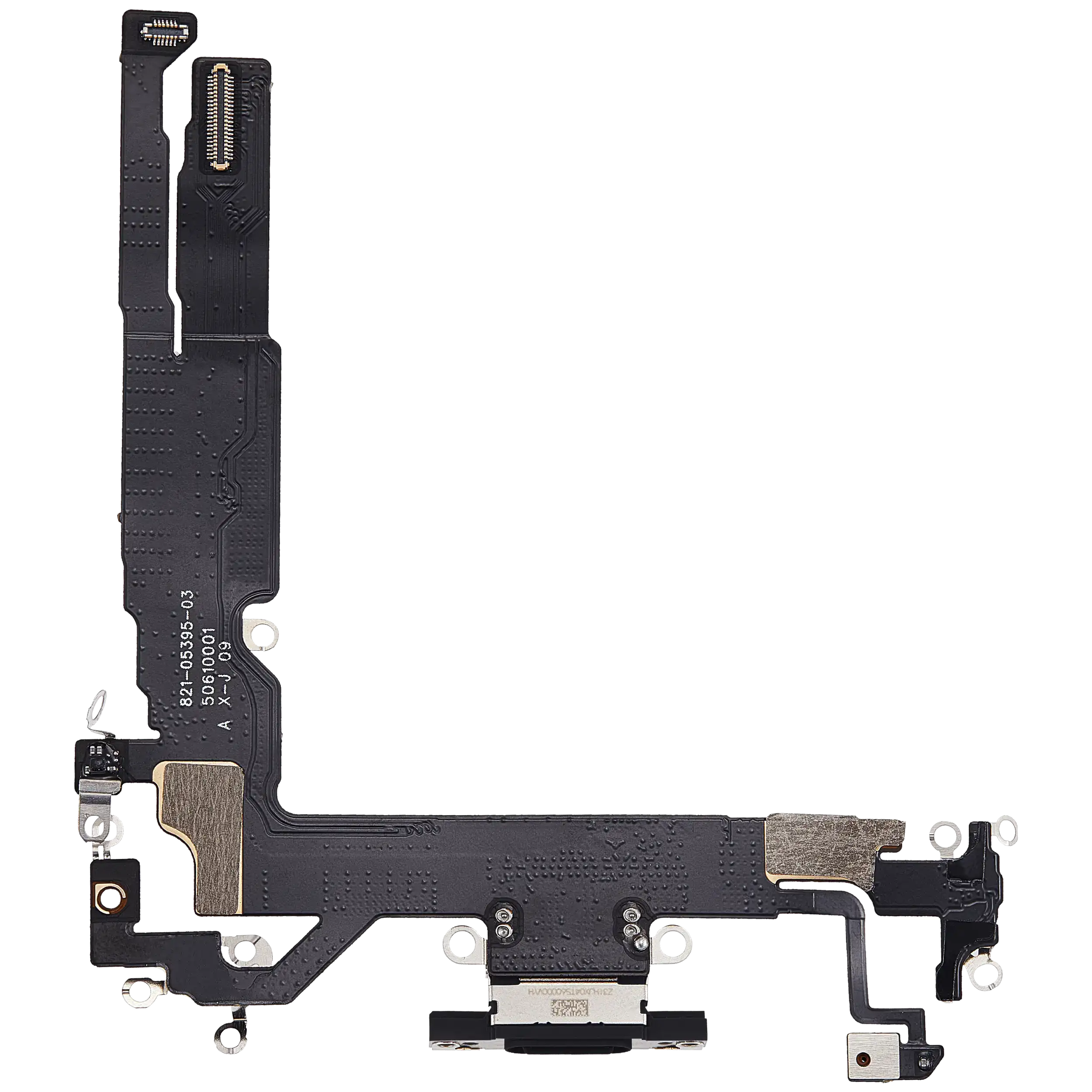 Ladebuchse-Flexkabel für iPhone 17 (Aftermarket Plus) (Schwarz)