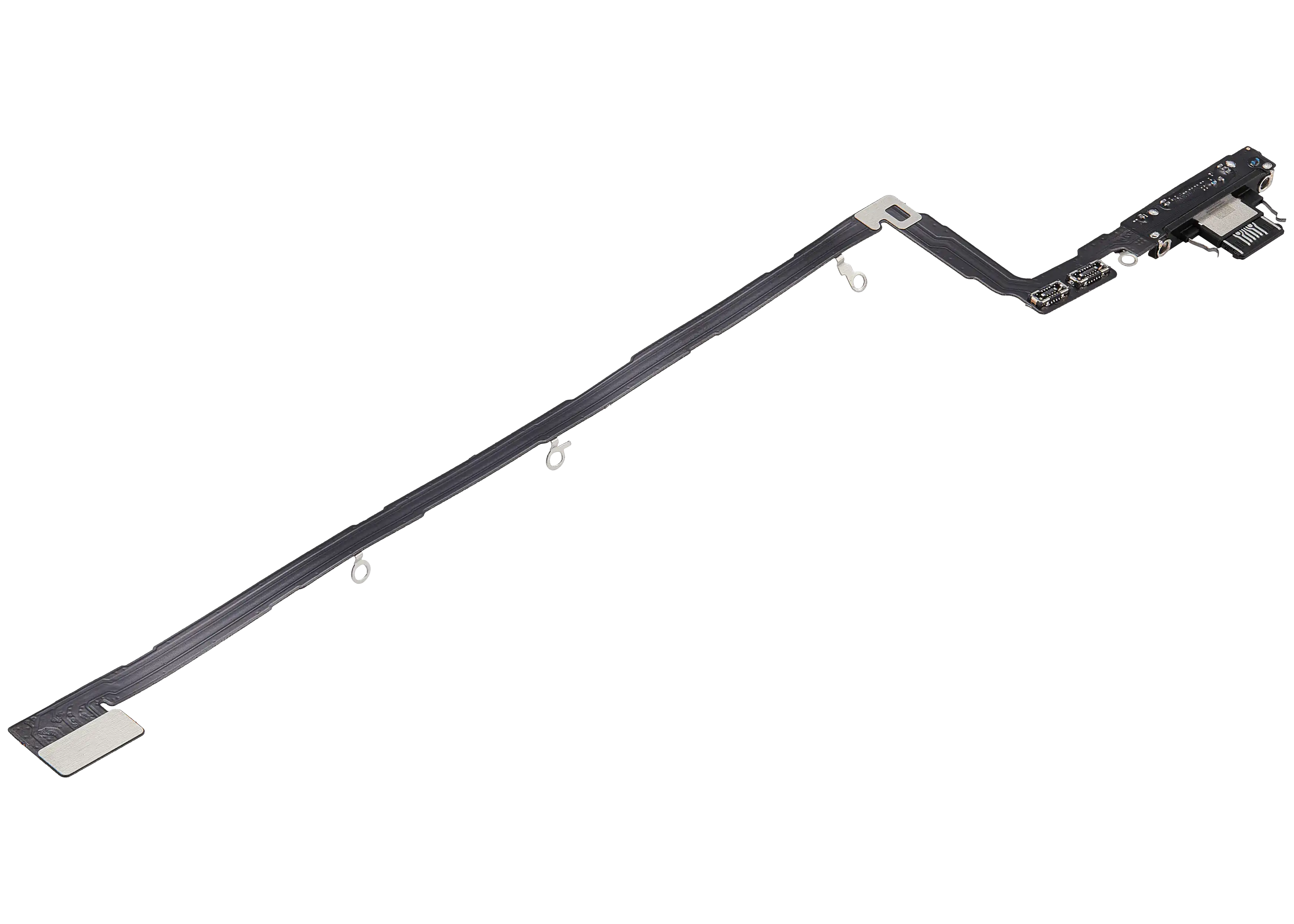 Ladebuchse-Flexkabel für iPhone Air (Aftermarket Plus) (Space Schwarz)