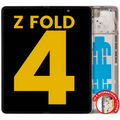 Inner OLED Display with Frame for Samsung Galaxy Z Fold 4 5G (US & International) (Refurbished) (Beige)