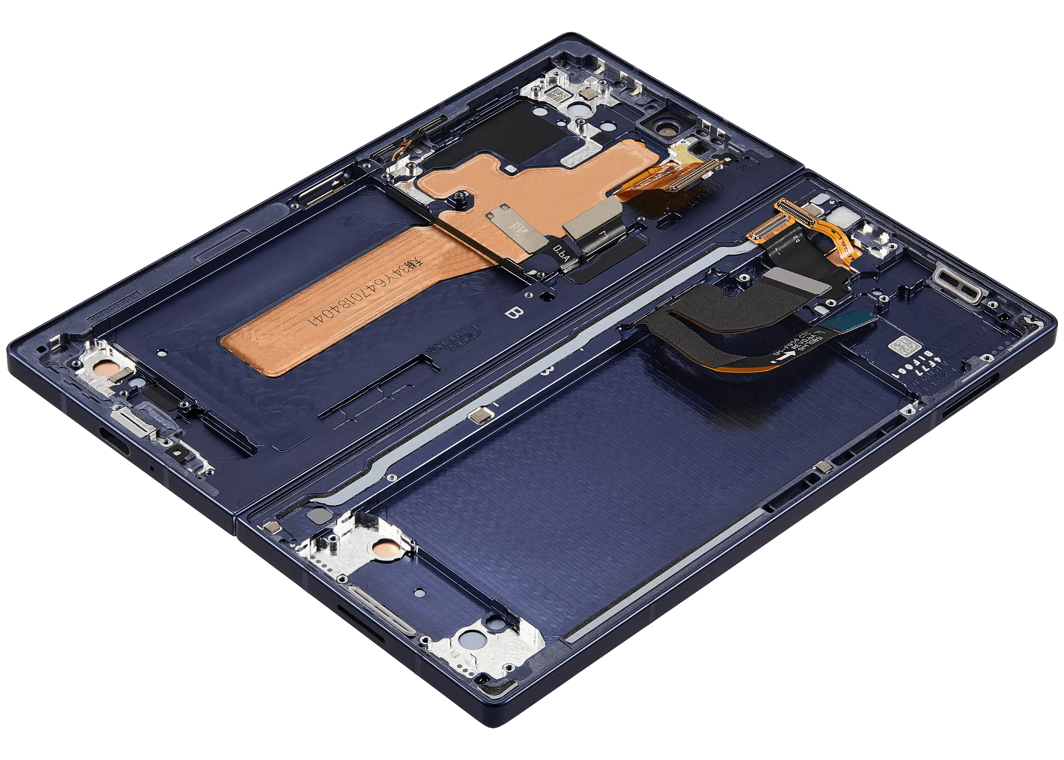 Inner OLED Display with Frame for Samsung Galaxy Z Fold 6 5G (US & International) (Service Pack) (Navy)
