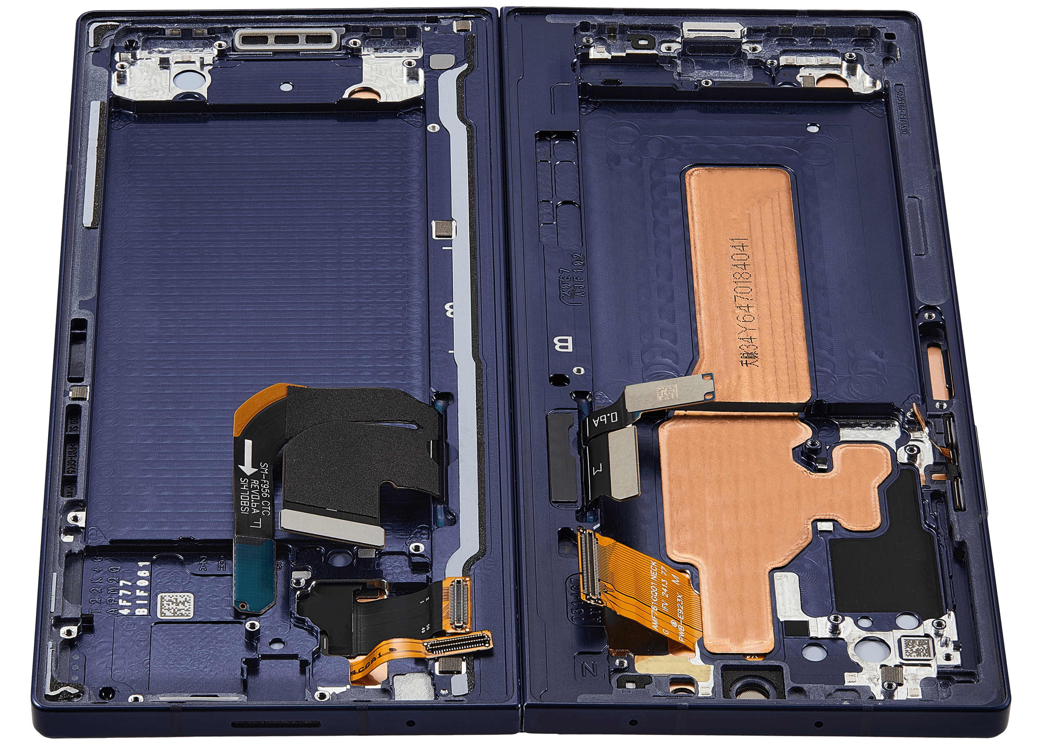 Inner OLED Display with Frame for Samsung Galaxy Z Fold 6 5G (US & International) (Service Pack) (Navy)