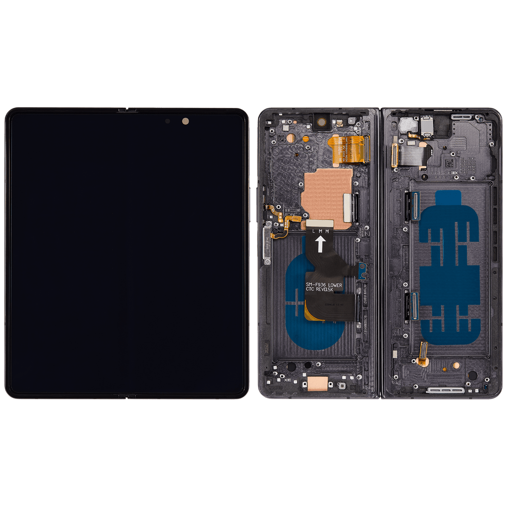 Innen OLED-Display mit Rahmen Samsung Z Fold4 Schwarz Refurbished