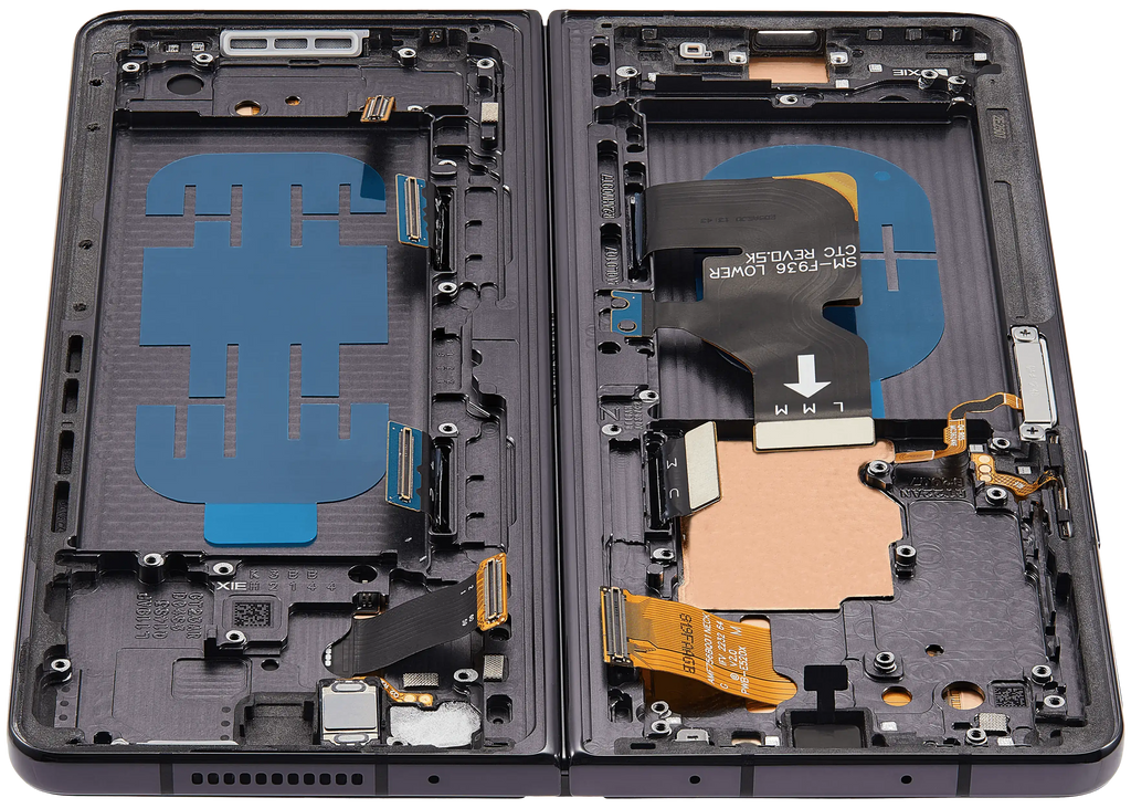 Innen OLED-Display mit Rahmen Samsung Z Fold4 Schwarz Refurbished
