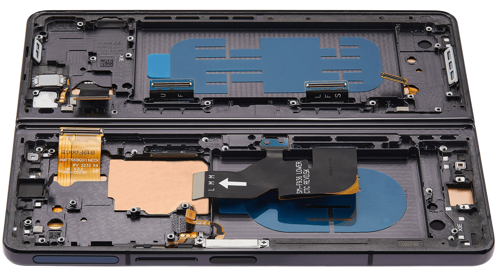 Innen OLED-Display mit Rahmen Samsung Z Fold4 Schwarz Refurbished