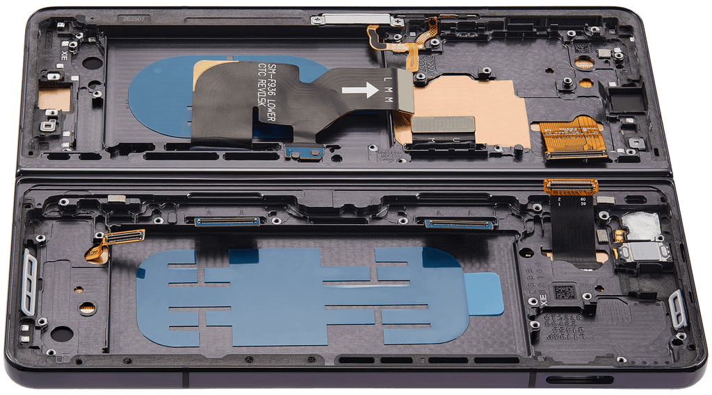 Innen OLED-Display mit Rahmen Samsung Z Fold4 Schwarz Refurbished