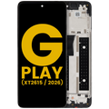 LCD-Display mit Rahmen für Motorola Moto G Play & G 5G (Refurb., alle Farben)