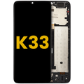 LCD-Display mit Rahmen für TCL K33 (Refurbished) (Alle Farben)