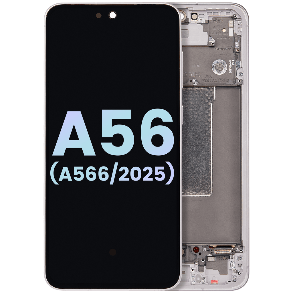 OLED Display with Frame for Samsung Galaxy A56 5G (A566 / 2025) (Service Pack) (Pink)