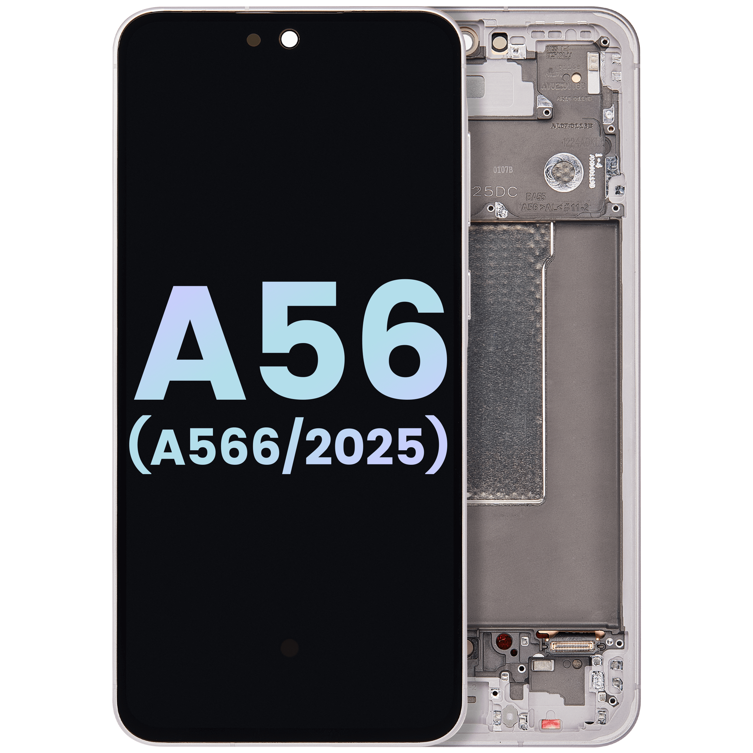 OLED Display with Frame for Samsung Galaxy A56 5G (A566 / 2025) (Service Pack) (Pink)