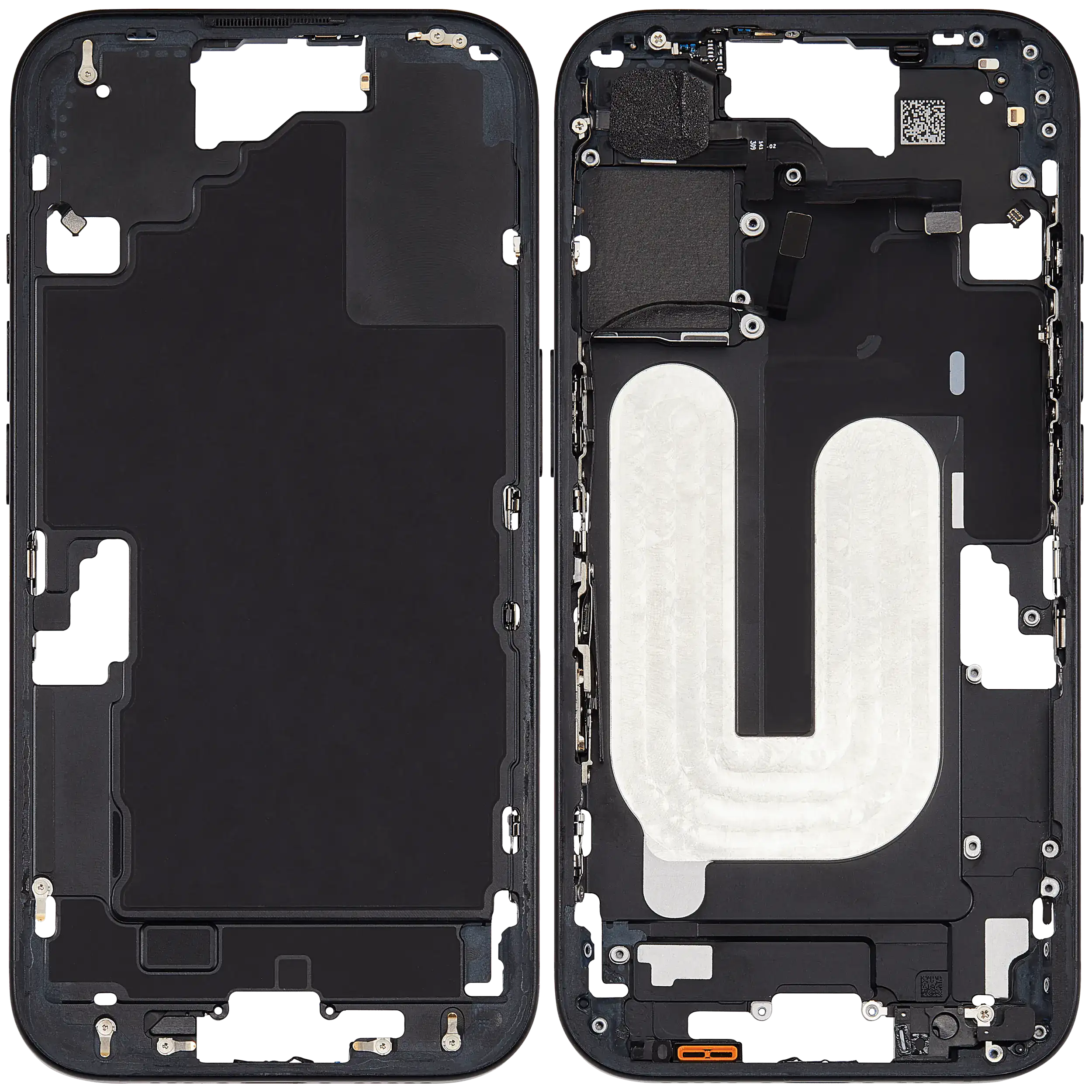 Original Apple-Ausbau C gebraucht – iPhone 16 US Version Rahmen Schwarz